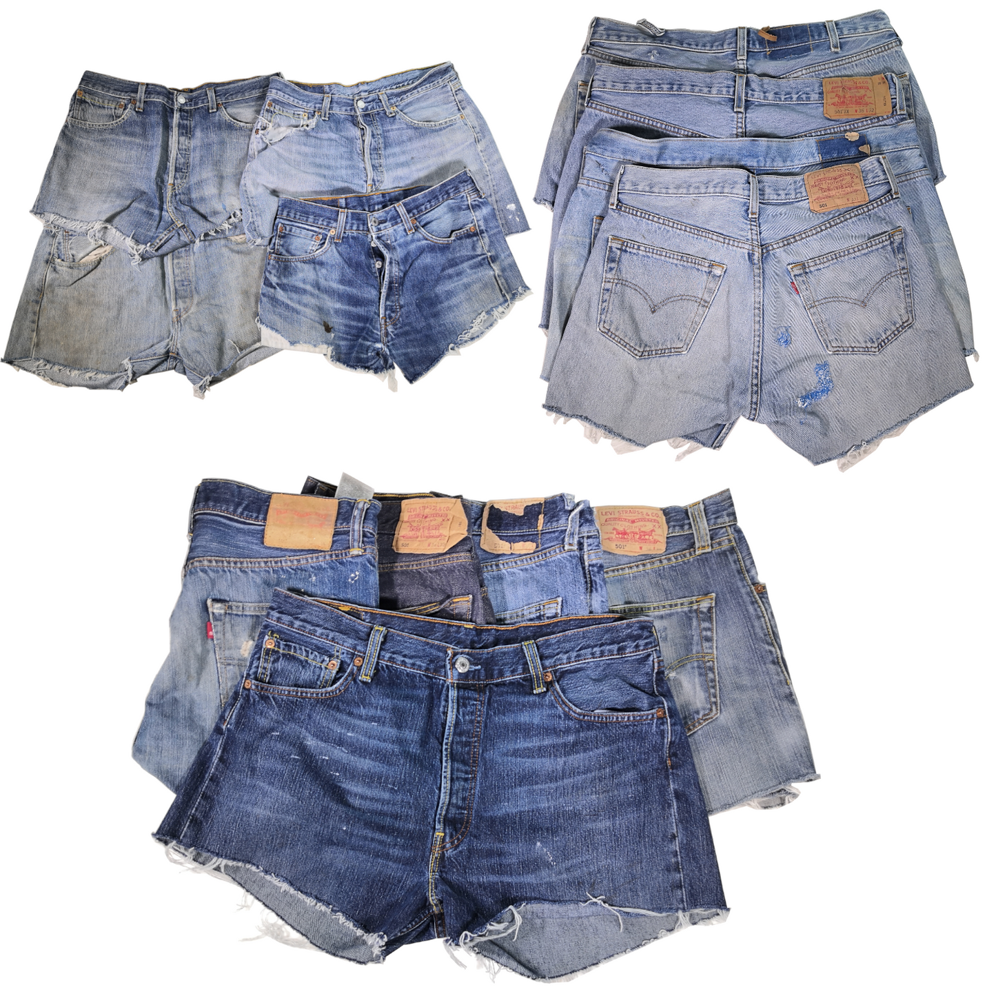 Wholesale / Joblot Levis Womens Shorts High Waisted Hotpants Levi Grade C x20