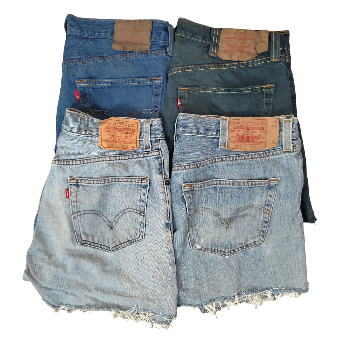 Wholesale / Joblot Levis Womens Shorts High Waisted Hotpants Levi Grade B Zipper /Button  x20