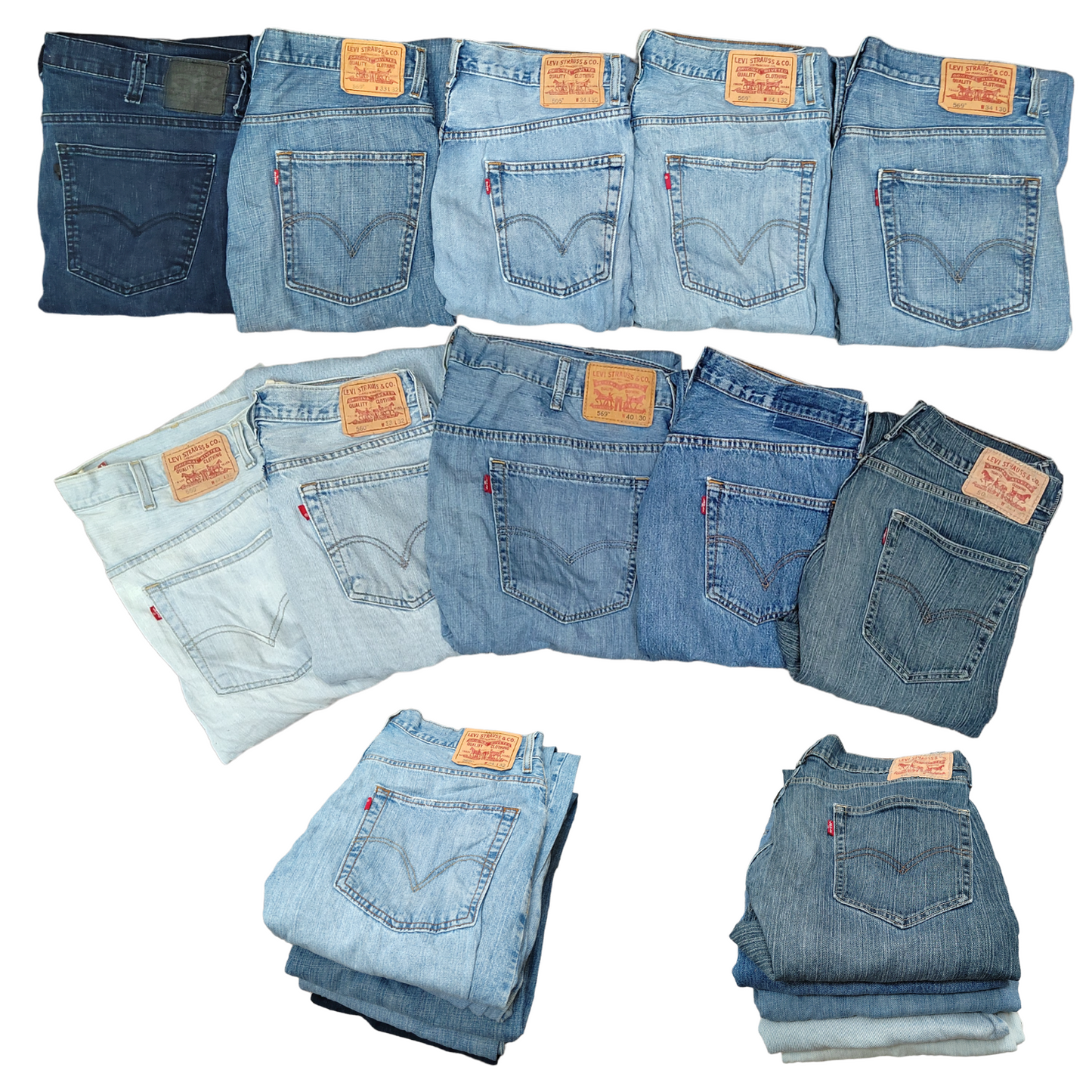 Wholesale/Joblot Levi Jeans Mixed x10 Grade B Levis