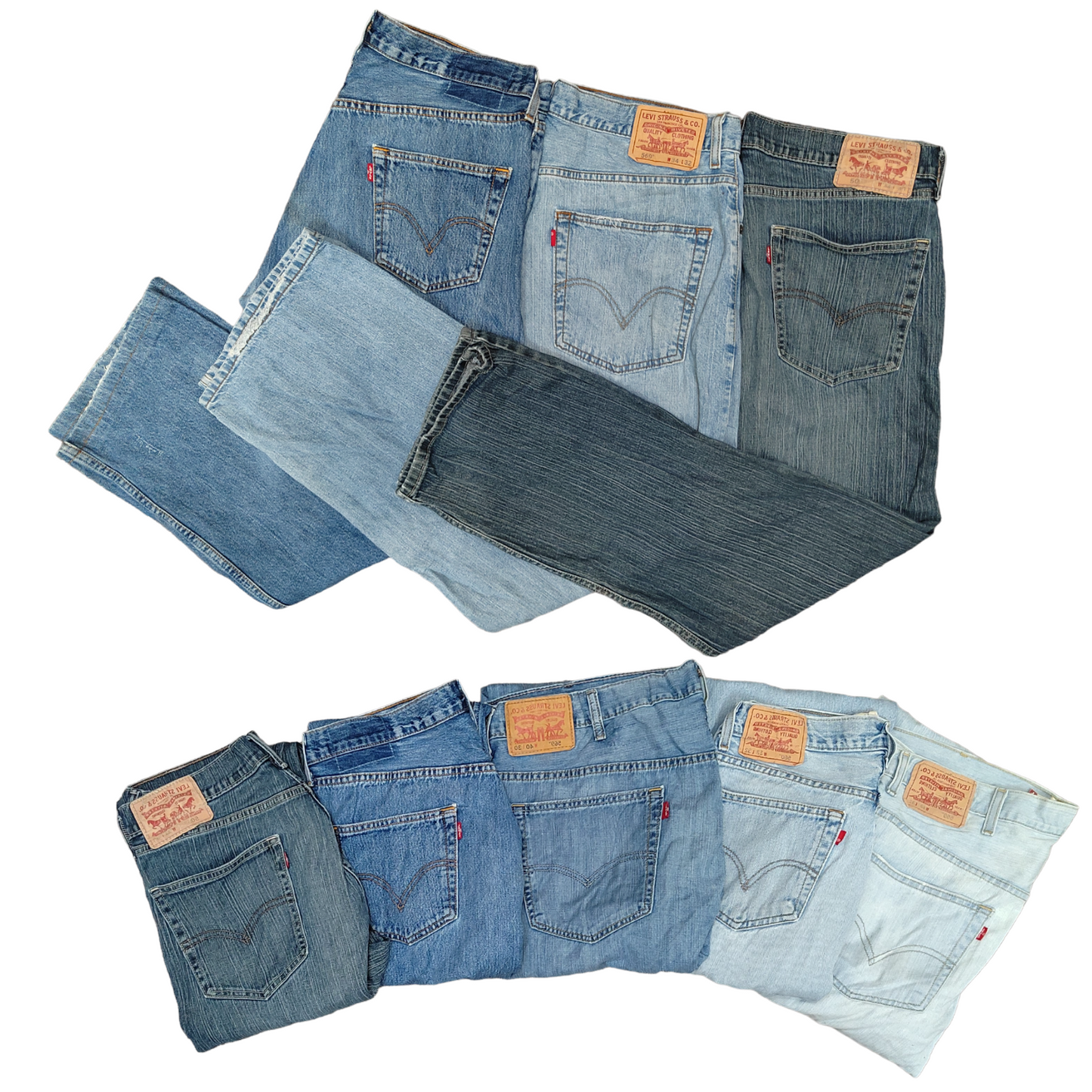 Wholesale/Joblot Levi Jeans Mixed x10 Grade B Levis