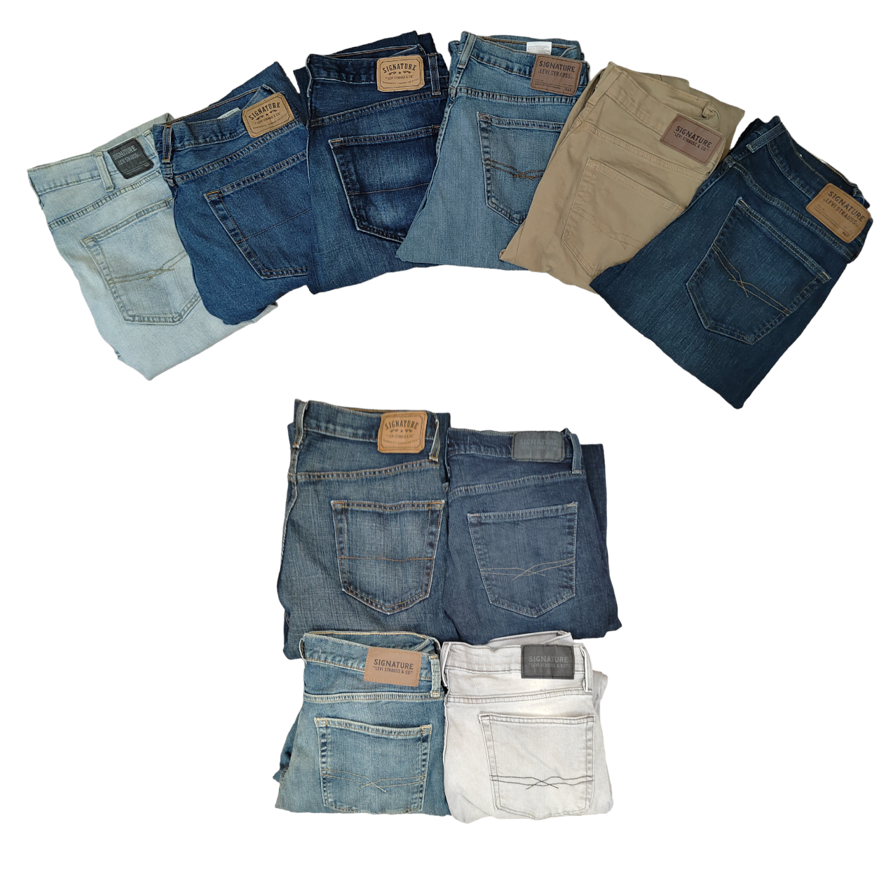 Levi Signature Jeans - Grade A Condition - Assorted Styles and Sizes x10