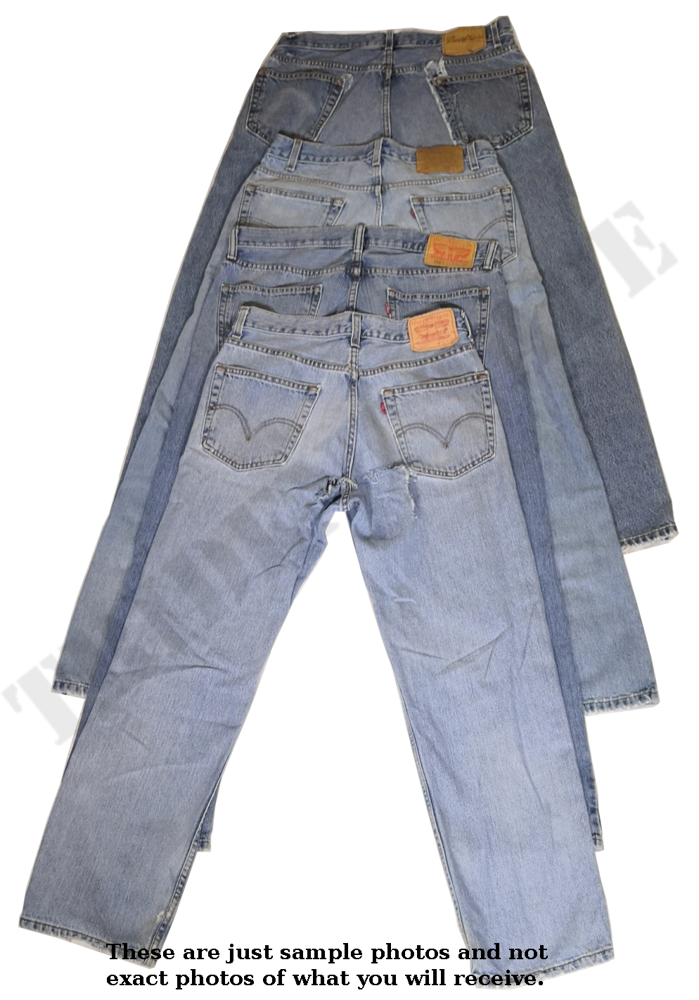 Wholesale / Joblot Levi 501 x10 Grade C Upcycling/Damaged/Distressed Levis