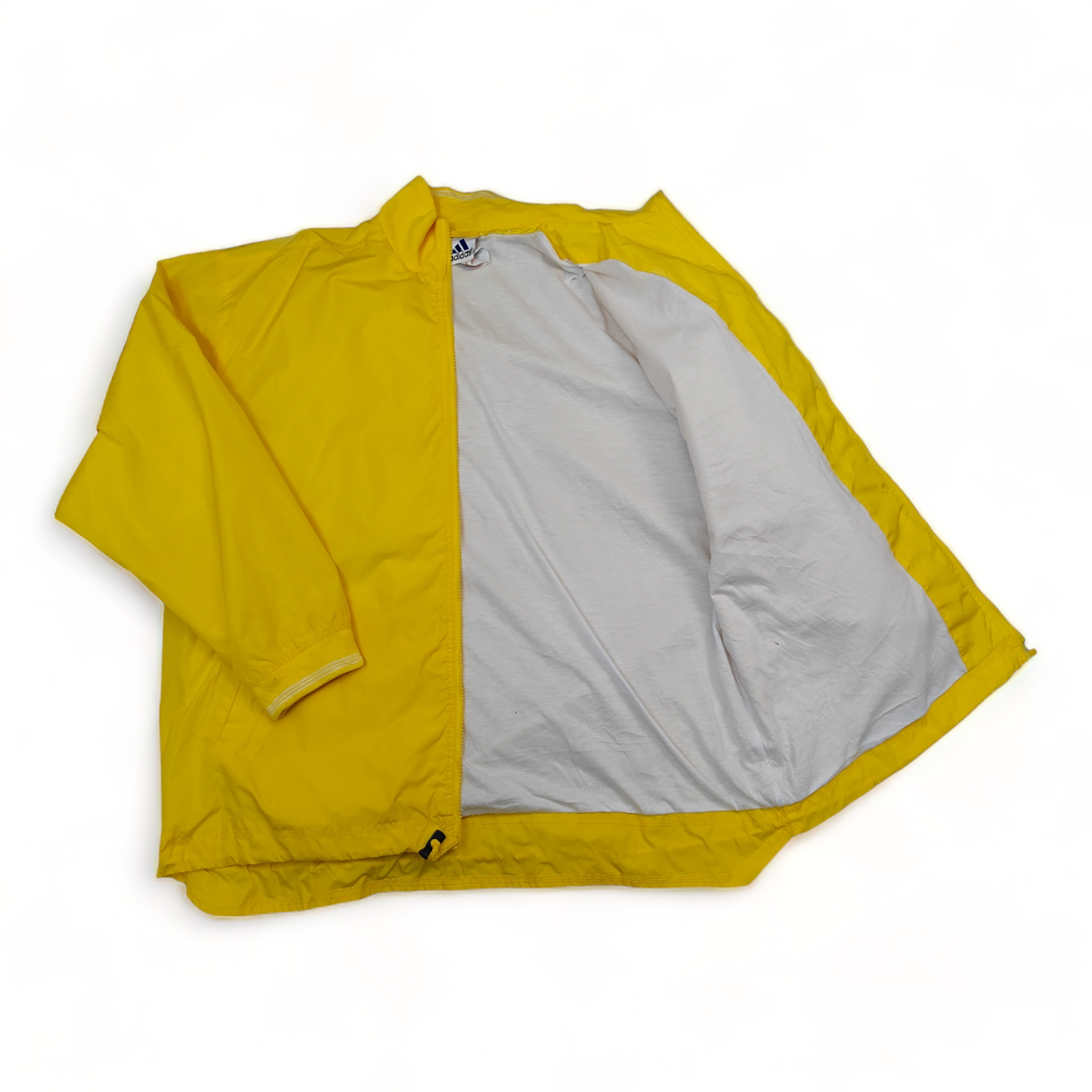 Adidas Raincoat Men’s Large Yellow – Vintage