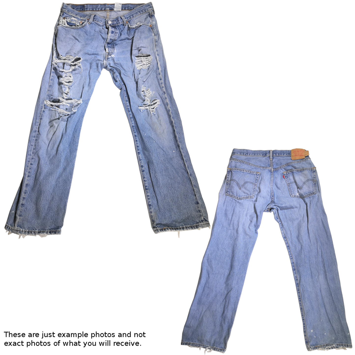 Wholesale / Joblot Levi 501 x10 Grade C Upcycling/Damaged/Distressed Levis