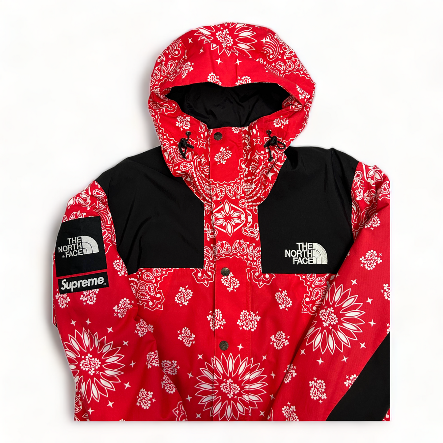 Supreme x The North Face FW14 Bandana Mountain Jacket Red - Small - Rare & Authentic