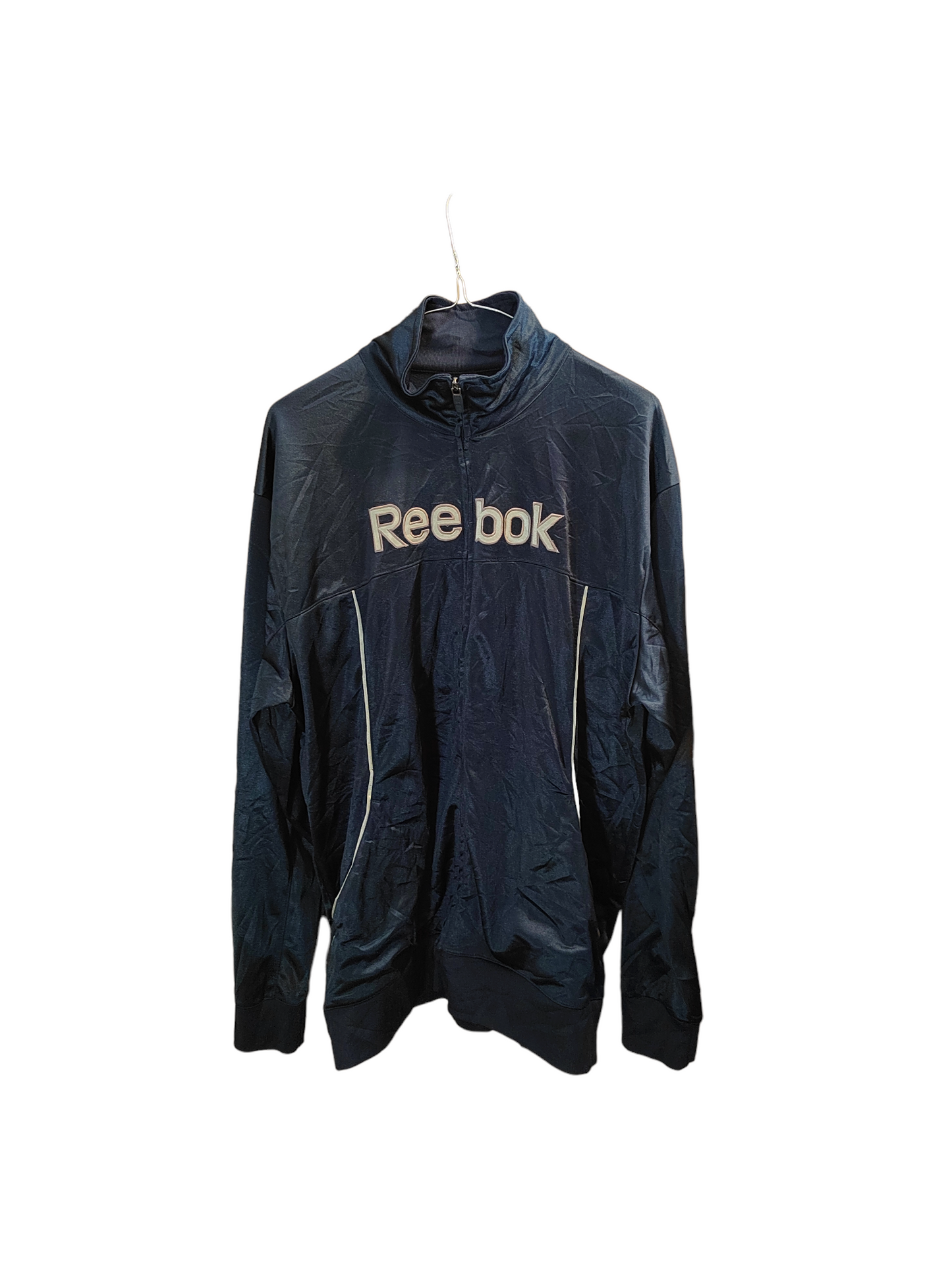 Reebok Jacket Dark Blue Medium Retro Old School Vintage