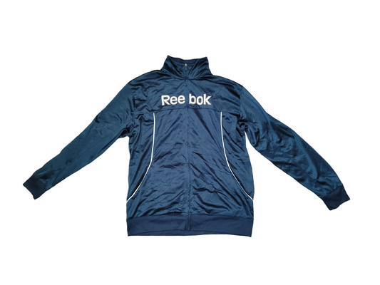 Reebok Jacket Dark Blue Medium Retro Old School Vintage