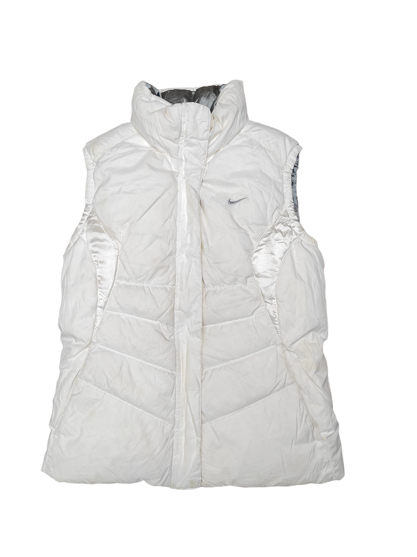 Nike Women's Small 4-6 Reversible Jacket White / Silver