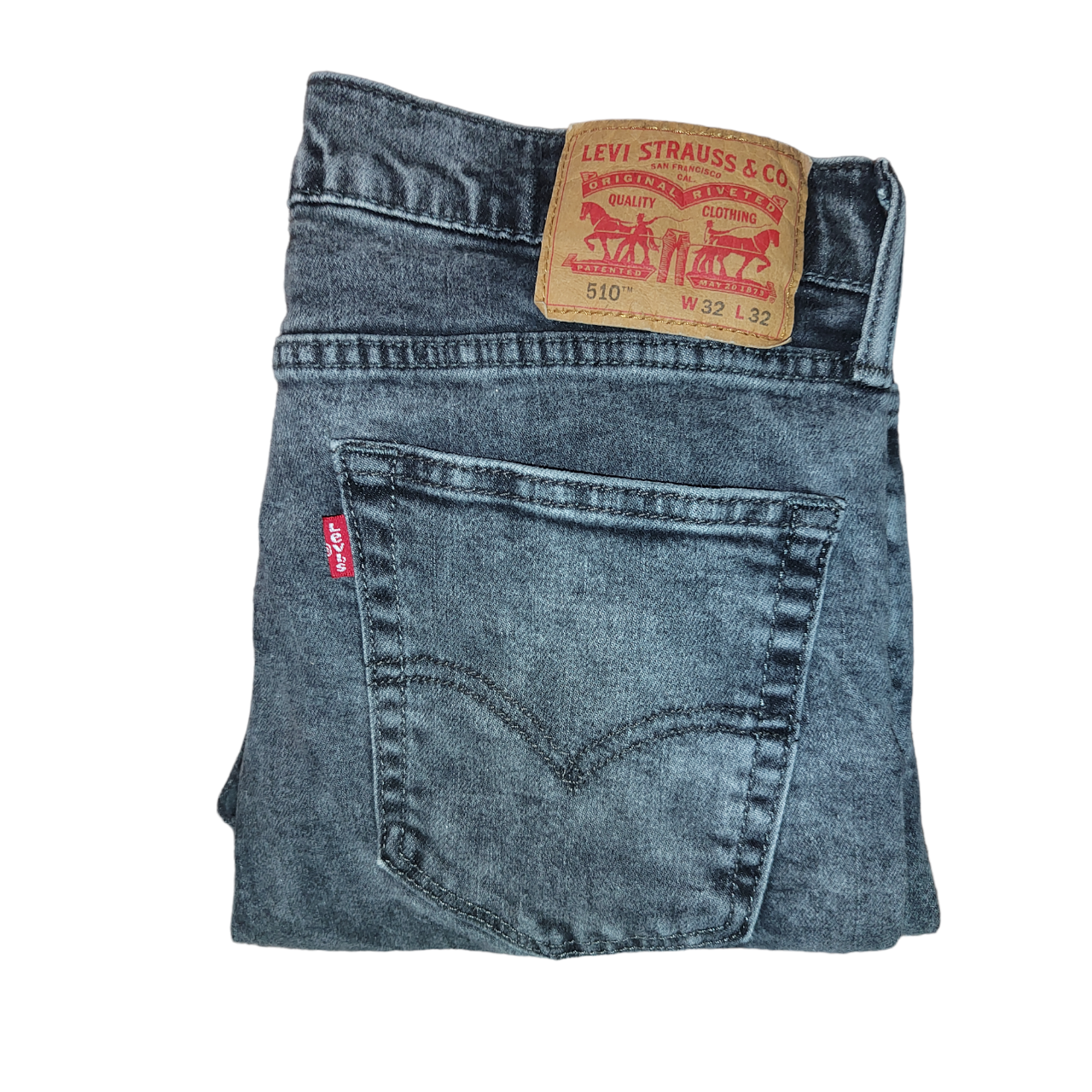 Levi's 510 Skinny Jeans Charcoal Coal | 32W 30L