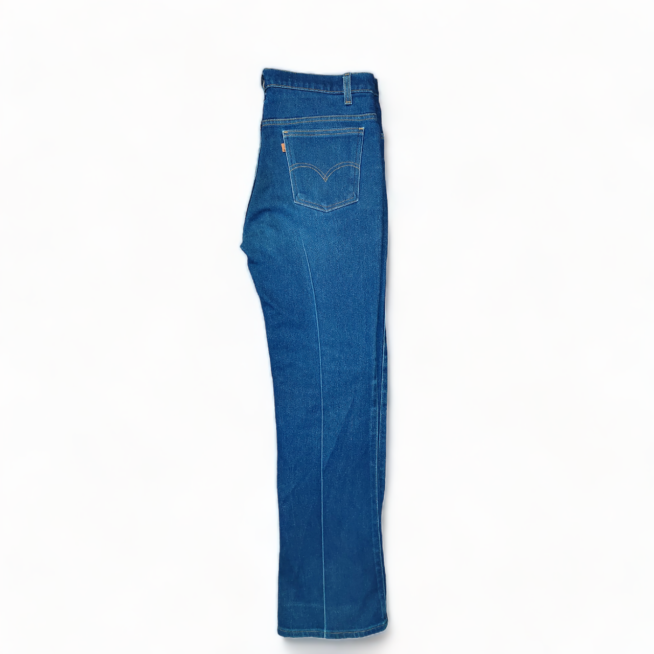 Dark Blue Levi's Straight Leg Jeans with Orange Tab W36 L32