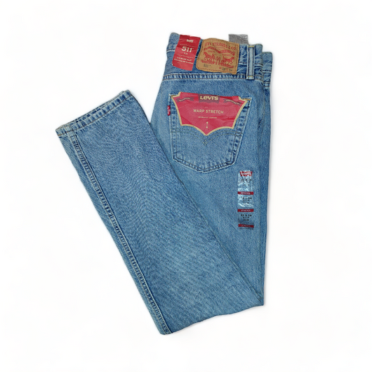 Brand New Levi's 511 Mid Blue Jeans with Tags W33 L34