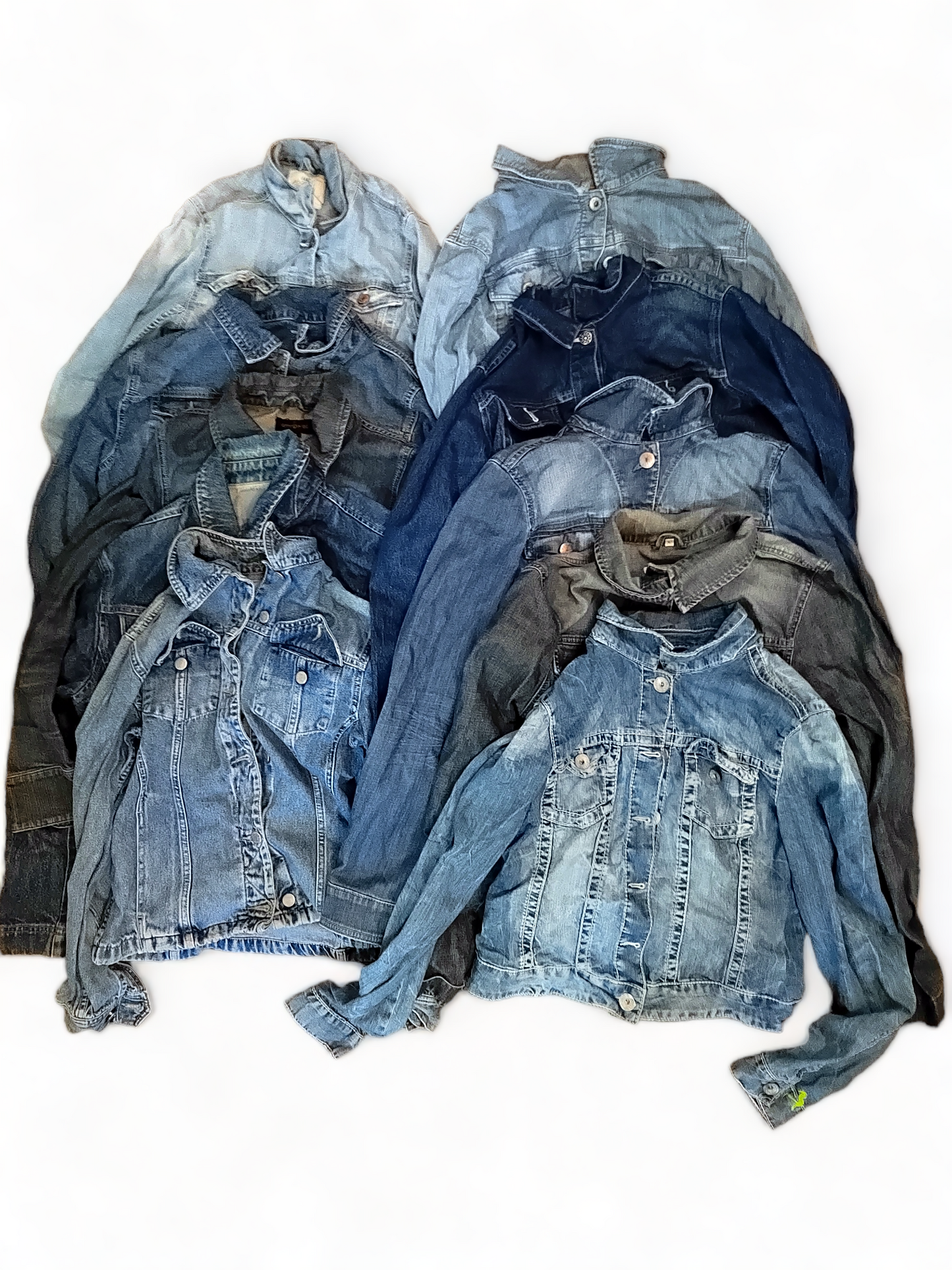 Denim Jackets Women's Blue Job lot Wholesale Button Up XS - M x10