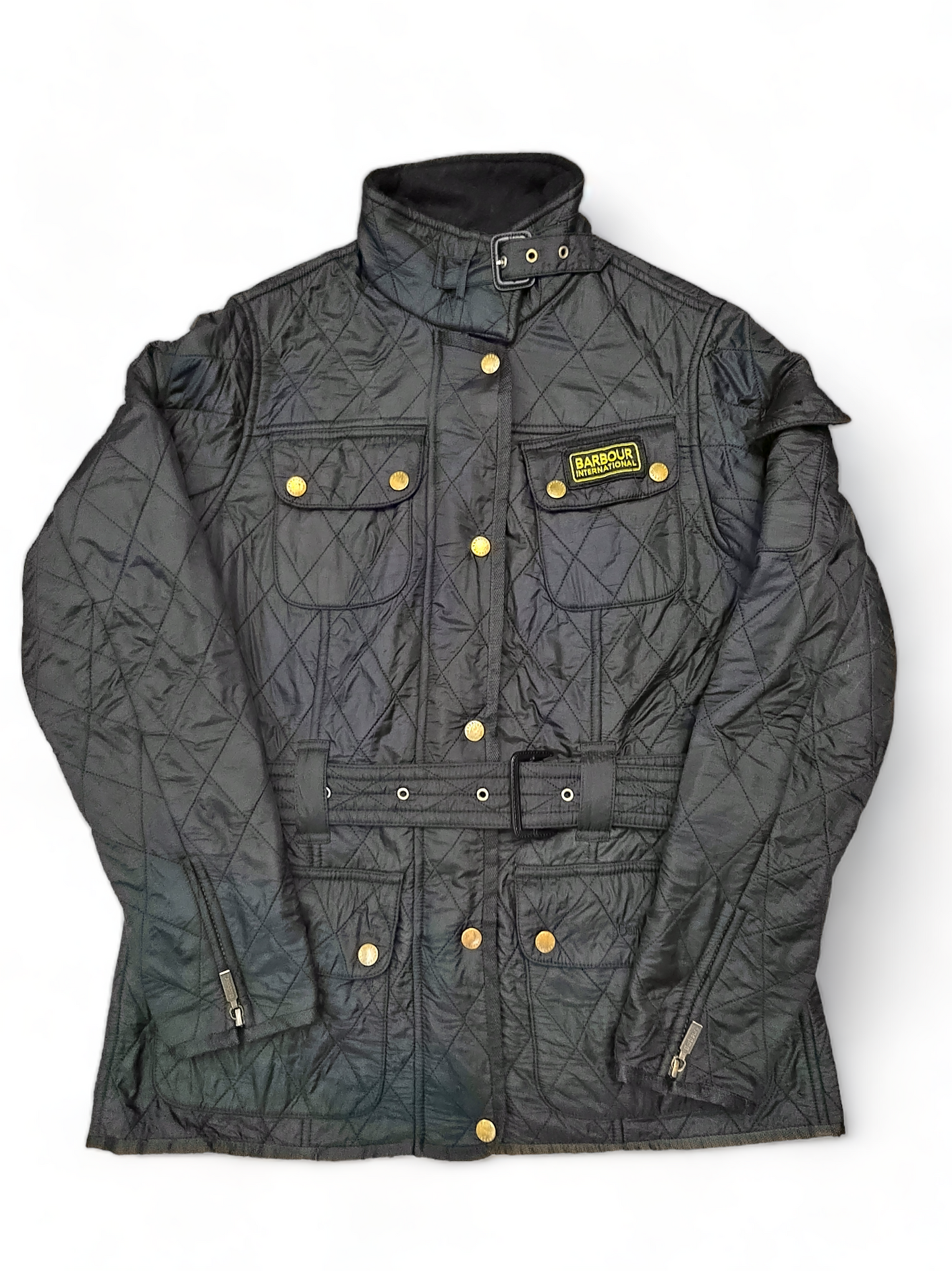 Barbour International Quilt Jacket Women's Black - Size UK 12