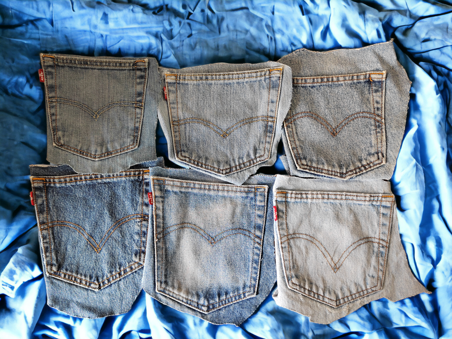 Vintage Levi’s Pockets Levi red tag pocket – 501, 505, 512,550 – All Colours