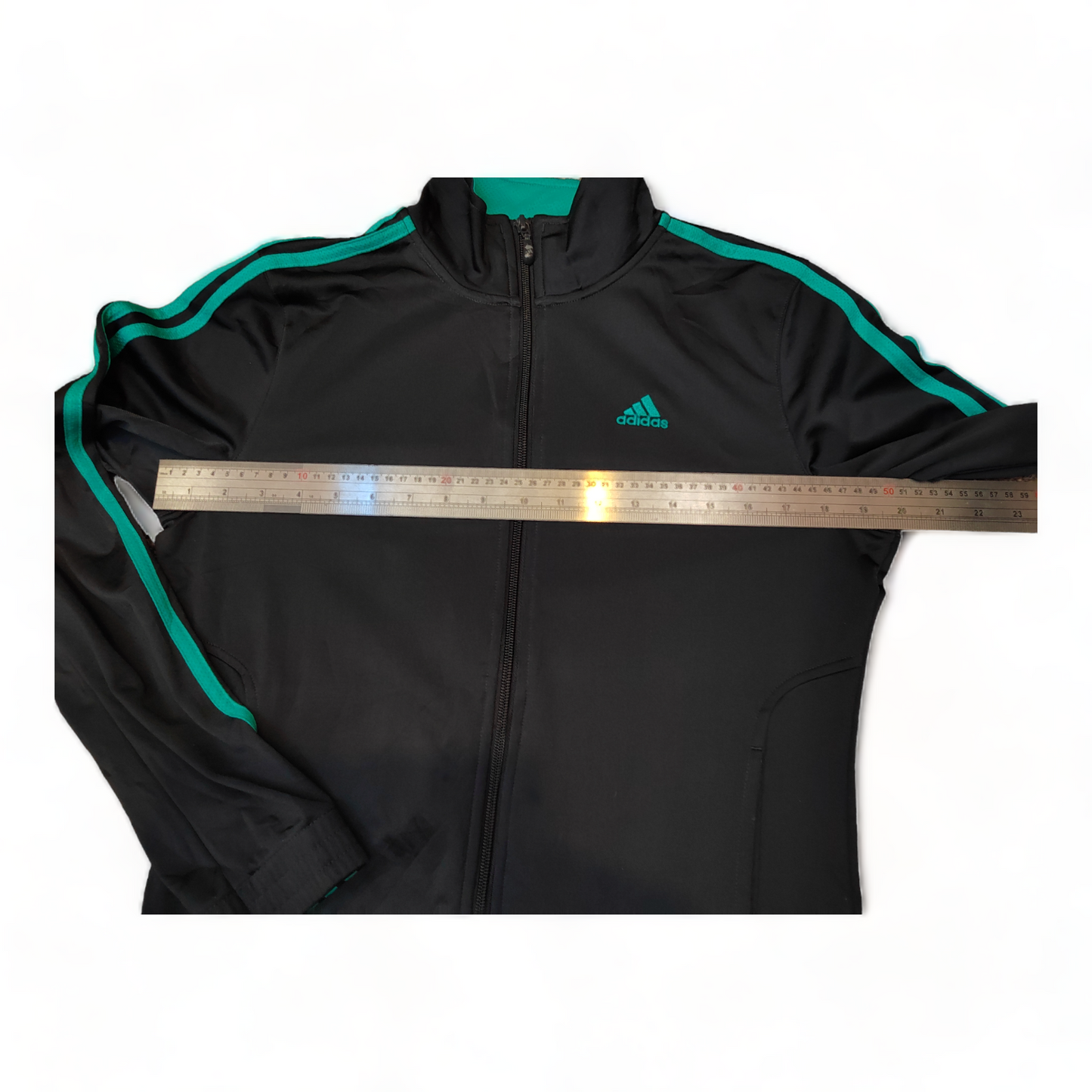Adidas Mens Jumper Small / Medium Black Zip Up Sweatshirt
