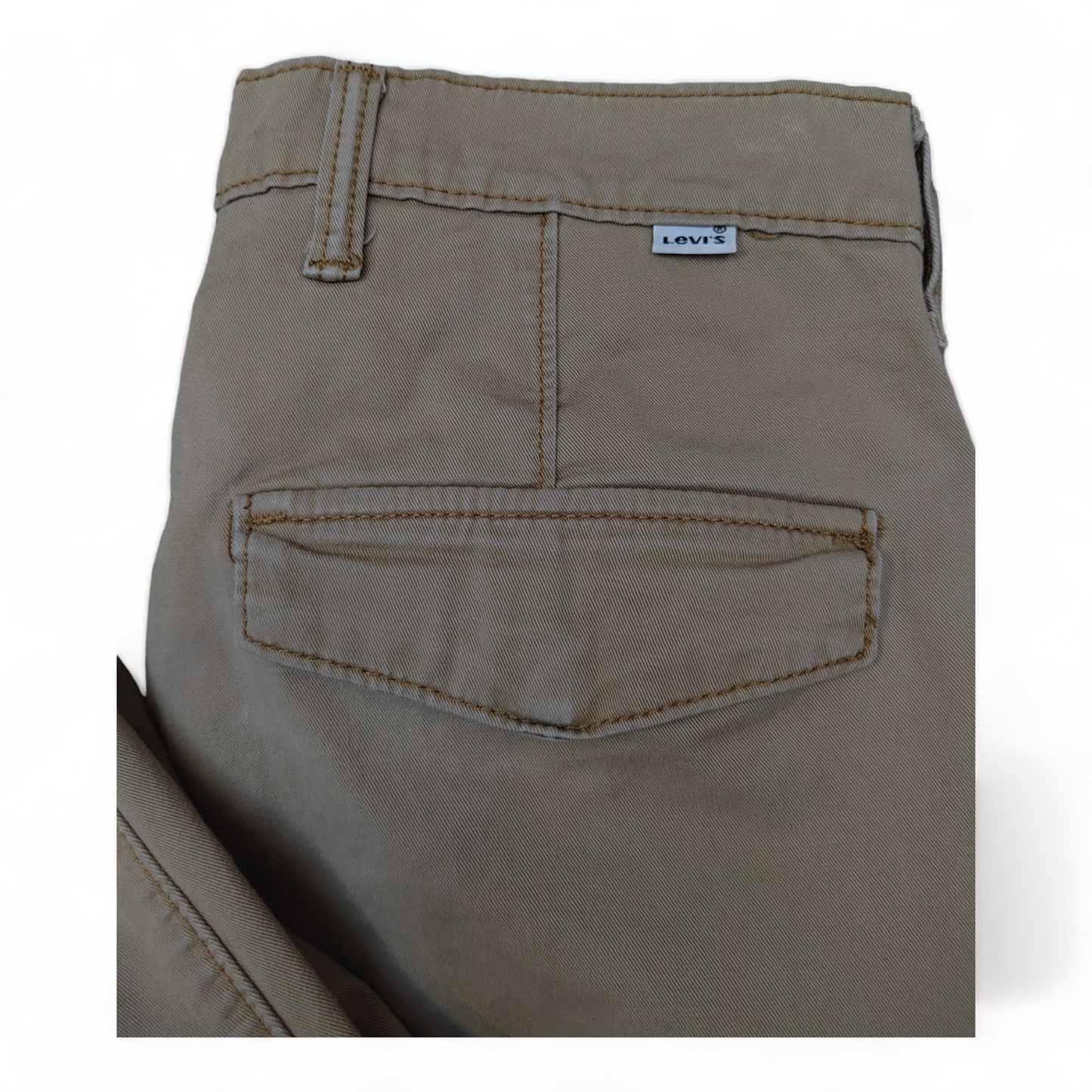 Levis Cargo Mens Tan W33 – 33 x 26 – White Label – Levis