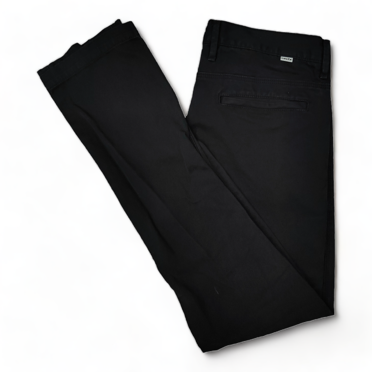 Levi Chino Mens W33 Black- 33 x 32 – Super Skinny Trousers – Levis Jeans