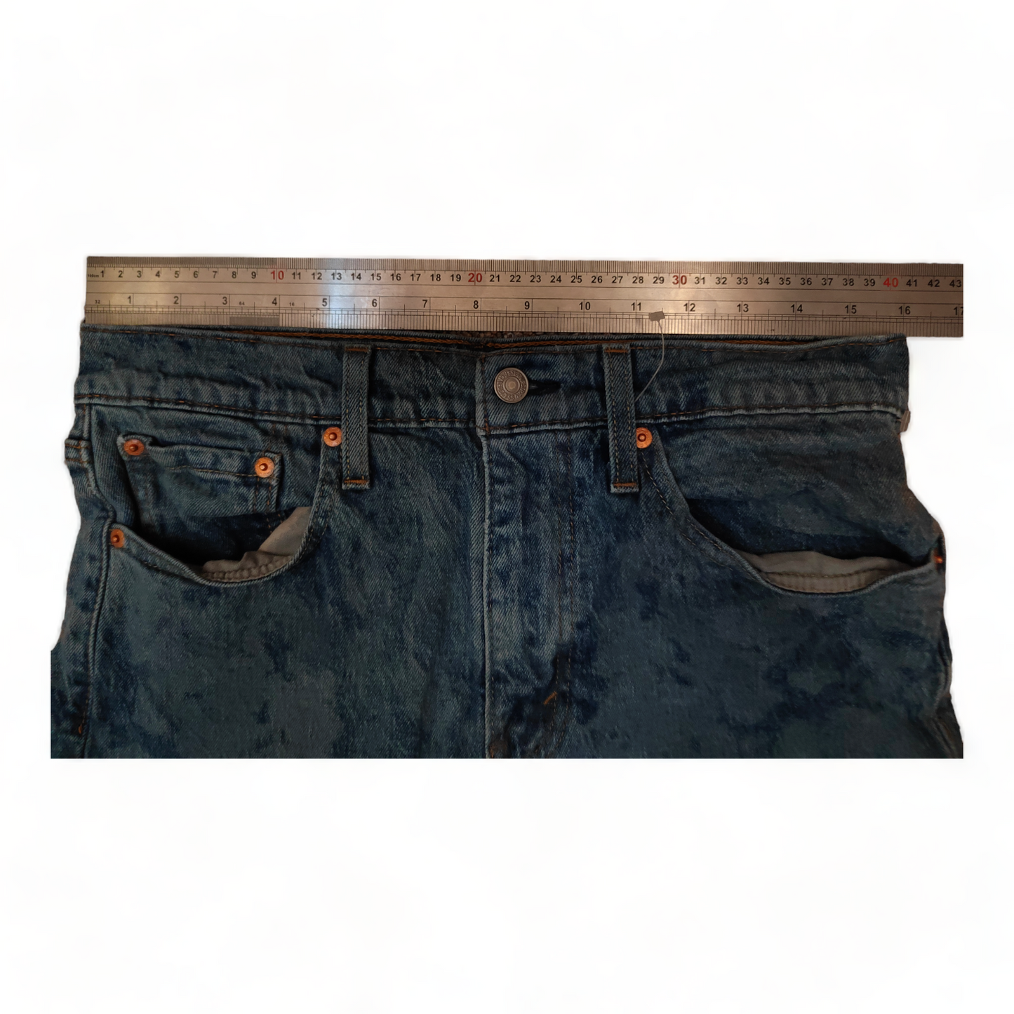 Levi 512 Women’s W32 Acid Wash Blue – 32 x 29 – Levis Jeans