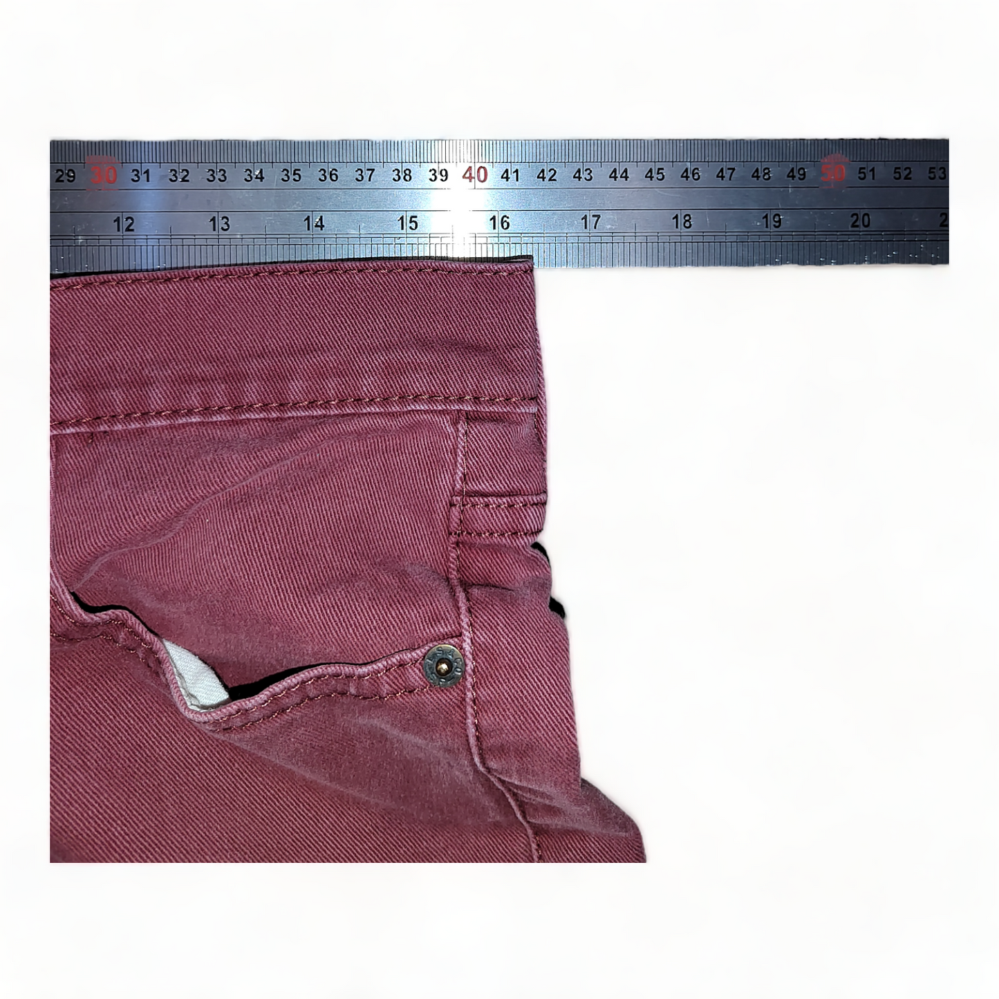 Levi 513 Mens W32 Burgundy – Slim Straight Fit – 32 x 29 - Levis