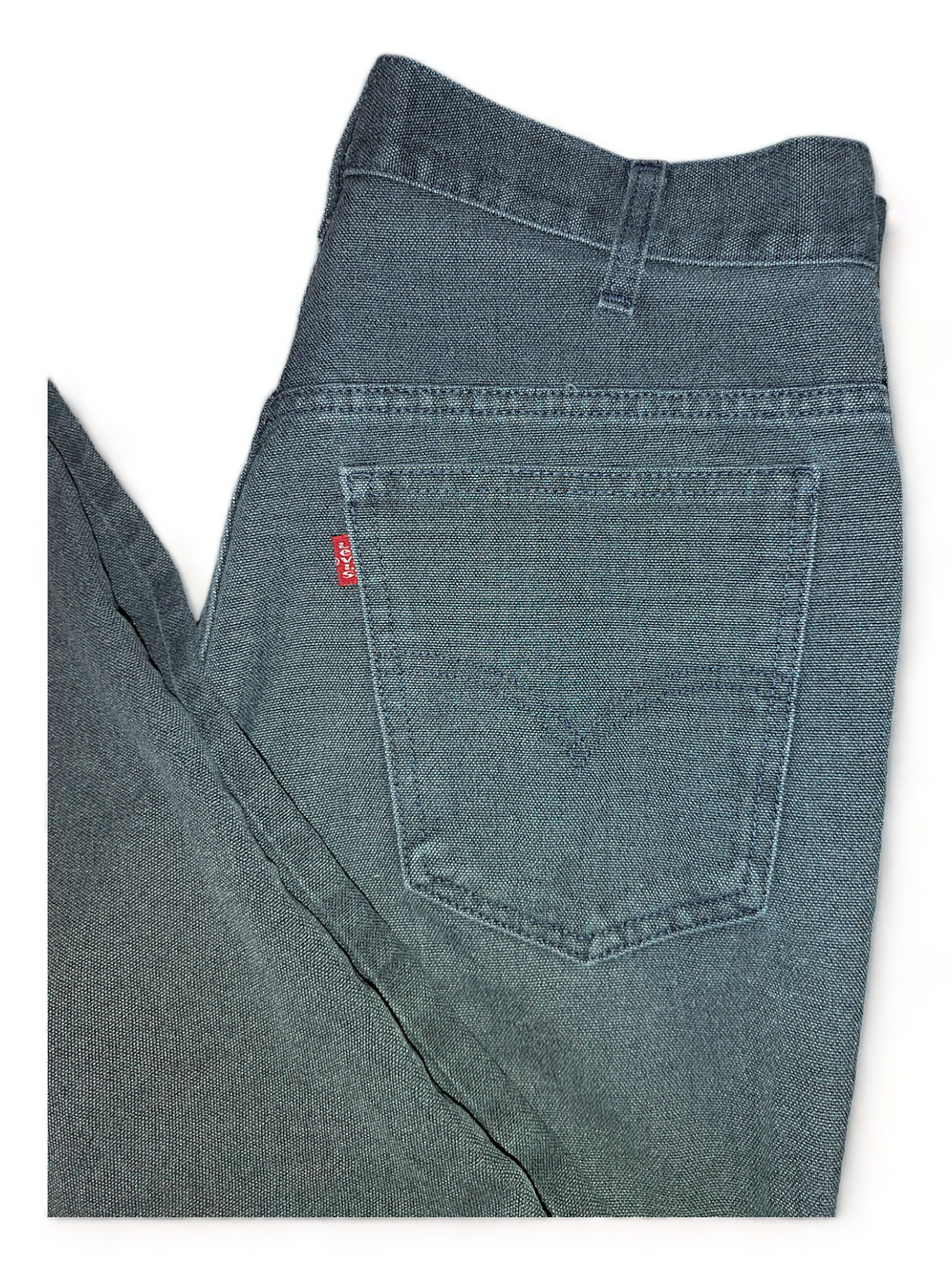 Levi Centre Creased Jeans Mens W32 Grey – Straight Leg – 32 x 29 – Levis