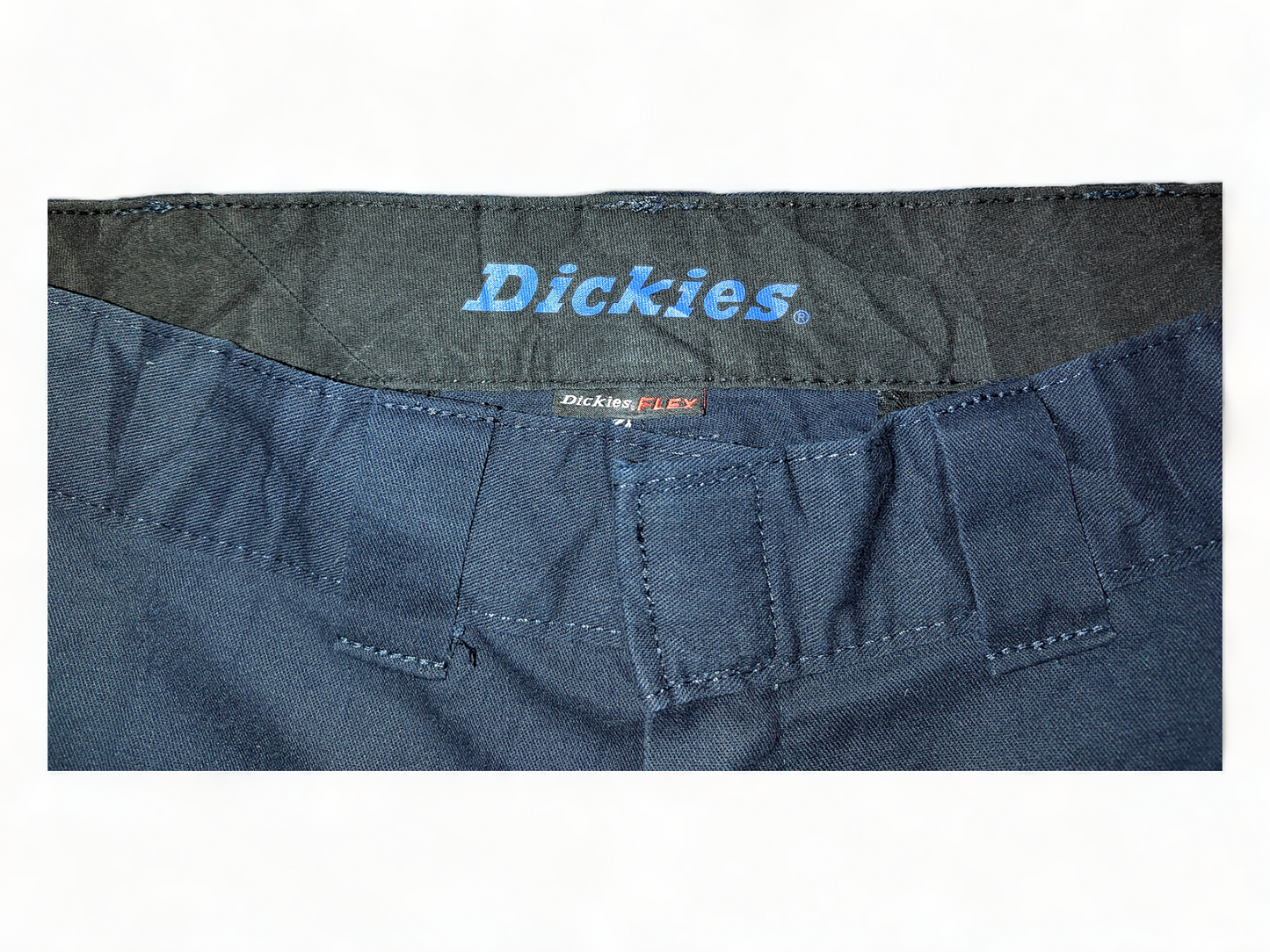 Dickies Flex Mens W35 Navy Blue – Slim Taper – 35 x 31