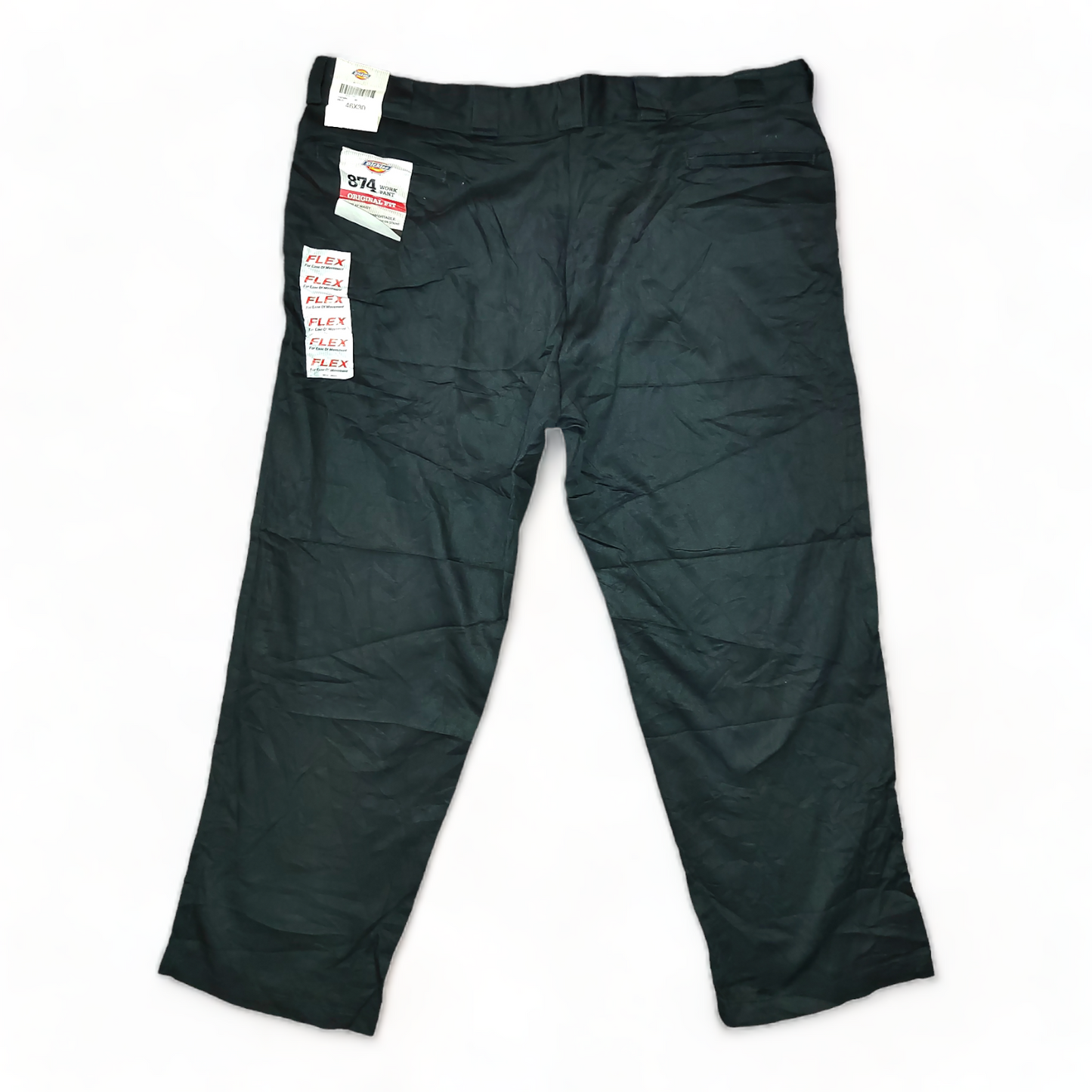 DICKIES Trousers Mens W46 Black – Original Fit – 874 Work Pants