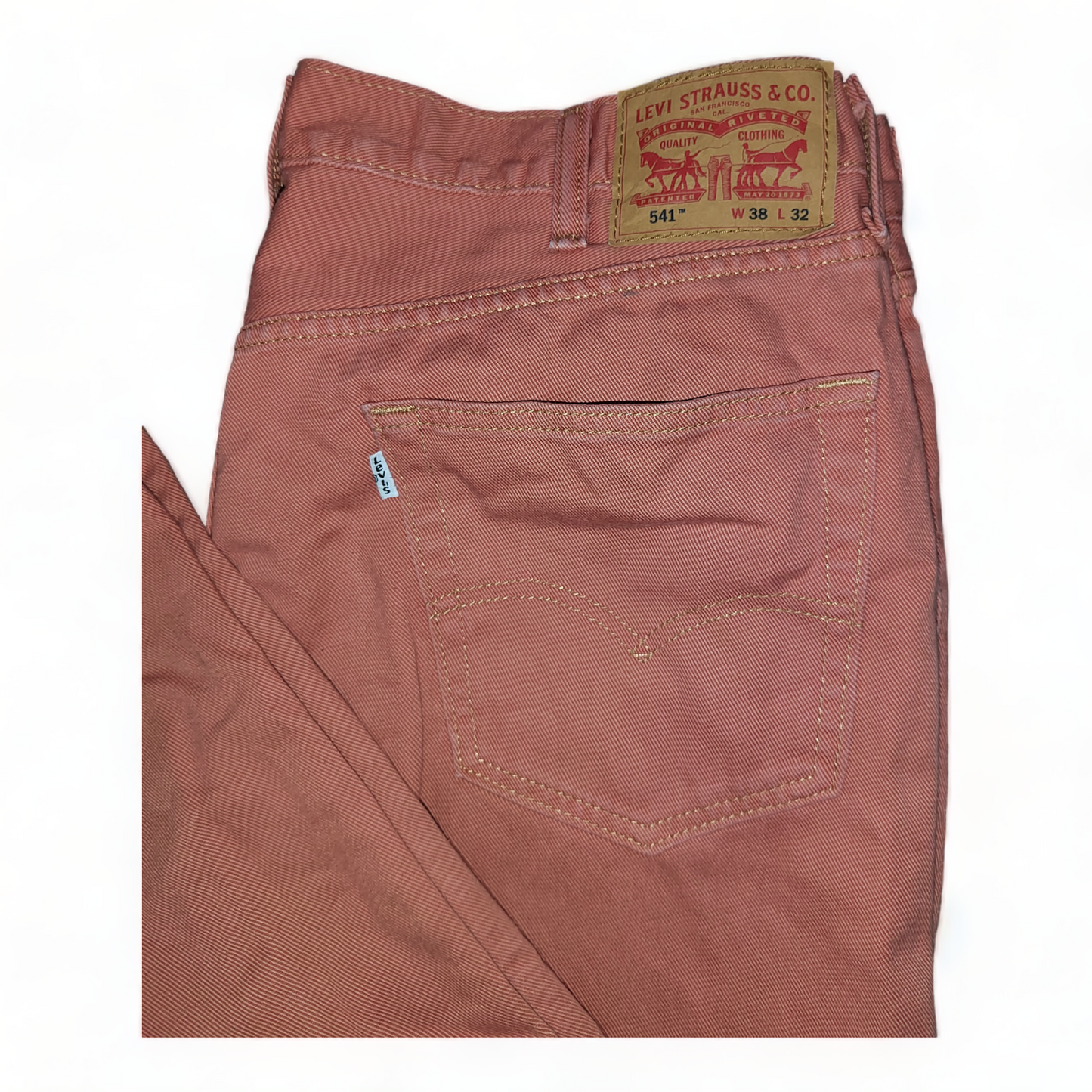 Levi 541 Mens W40 Peach Orange – Straight – 40 x 31 – Jeans Levis