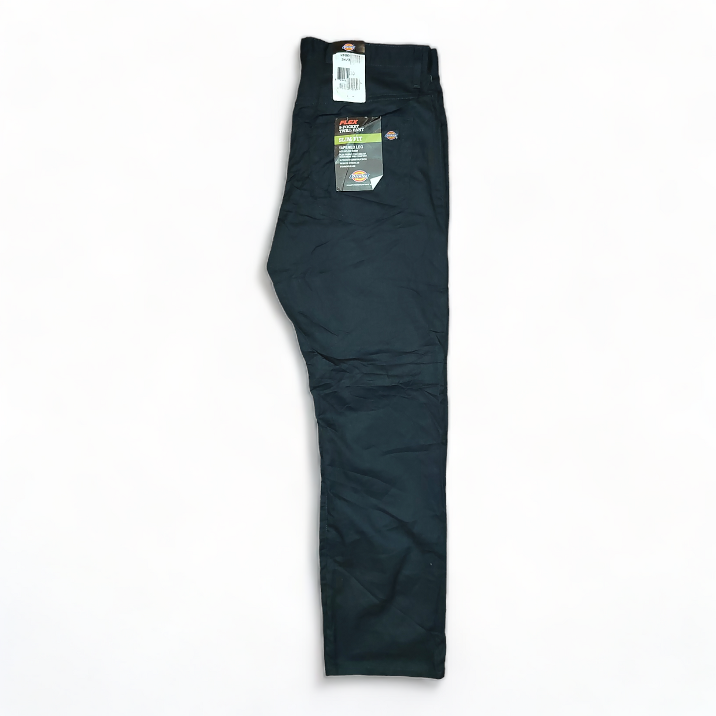 Dickies Mens W34 Black - 34 x 30 – Tapered Leg – Flexible – Trousers