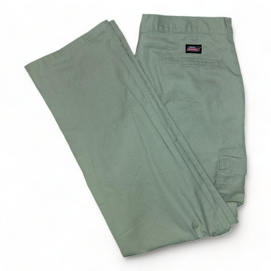 Dickies Cargo Mens W38 Khaki – 38 x 33 – Side pockets – Trousers