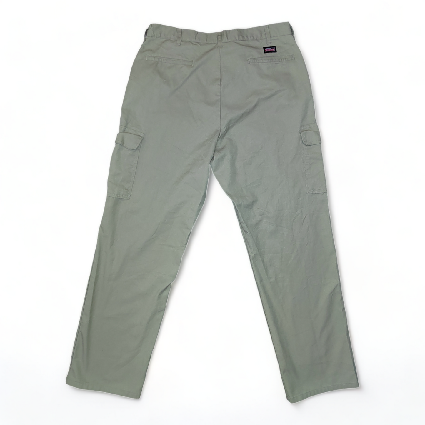 Dickies Cargo Mens W38 Khaki – 38 x 33 – Side pockets – Trousers