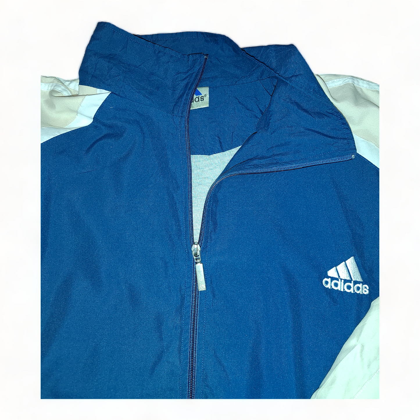 Adidas Vintage Wind Breaker – Mens Extra Large –  Blue – Baggy 80’s