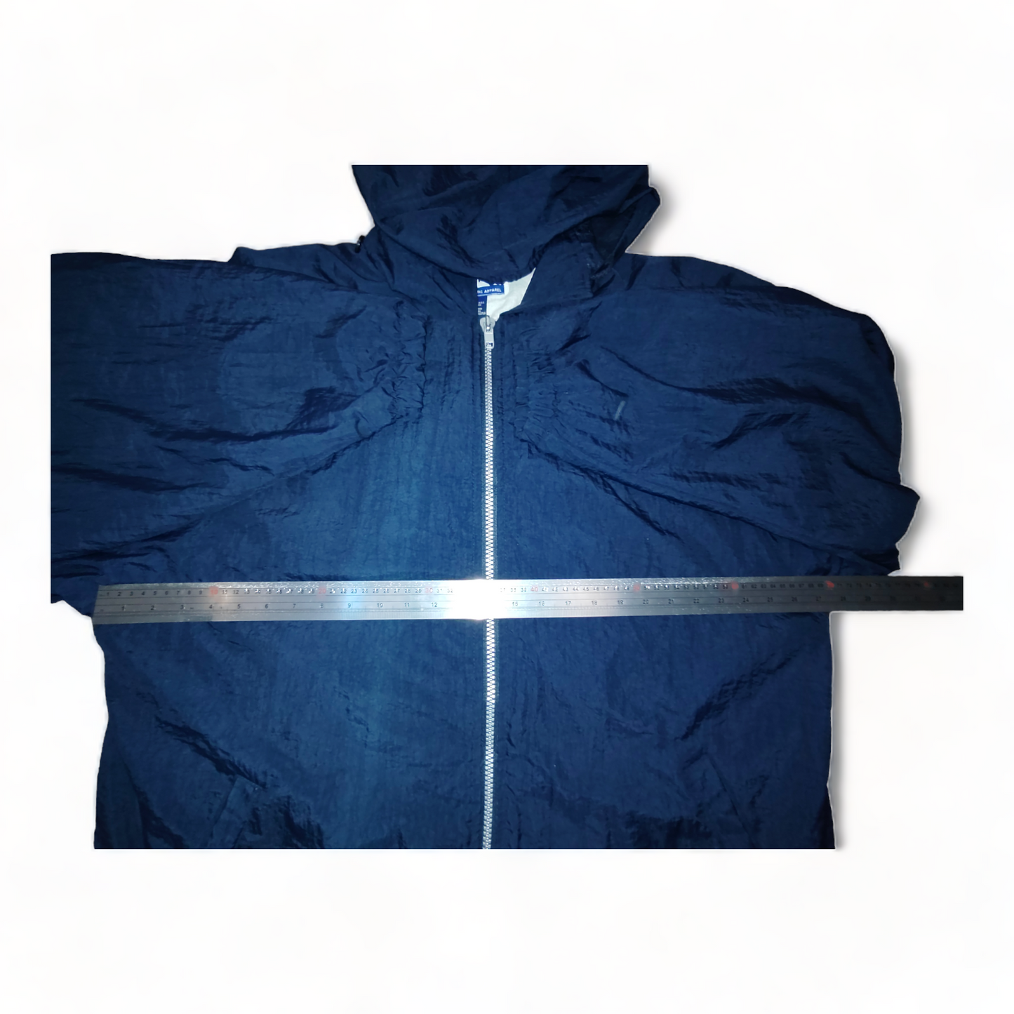 Vintage Champion Windbreaker Mens Extra Large Dark Blue – Baggy 80’s