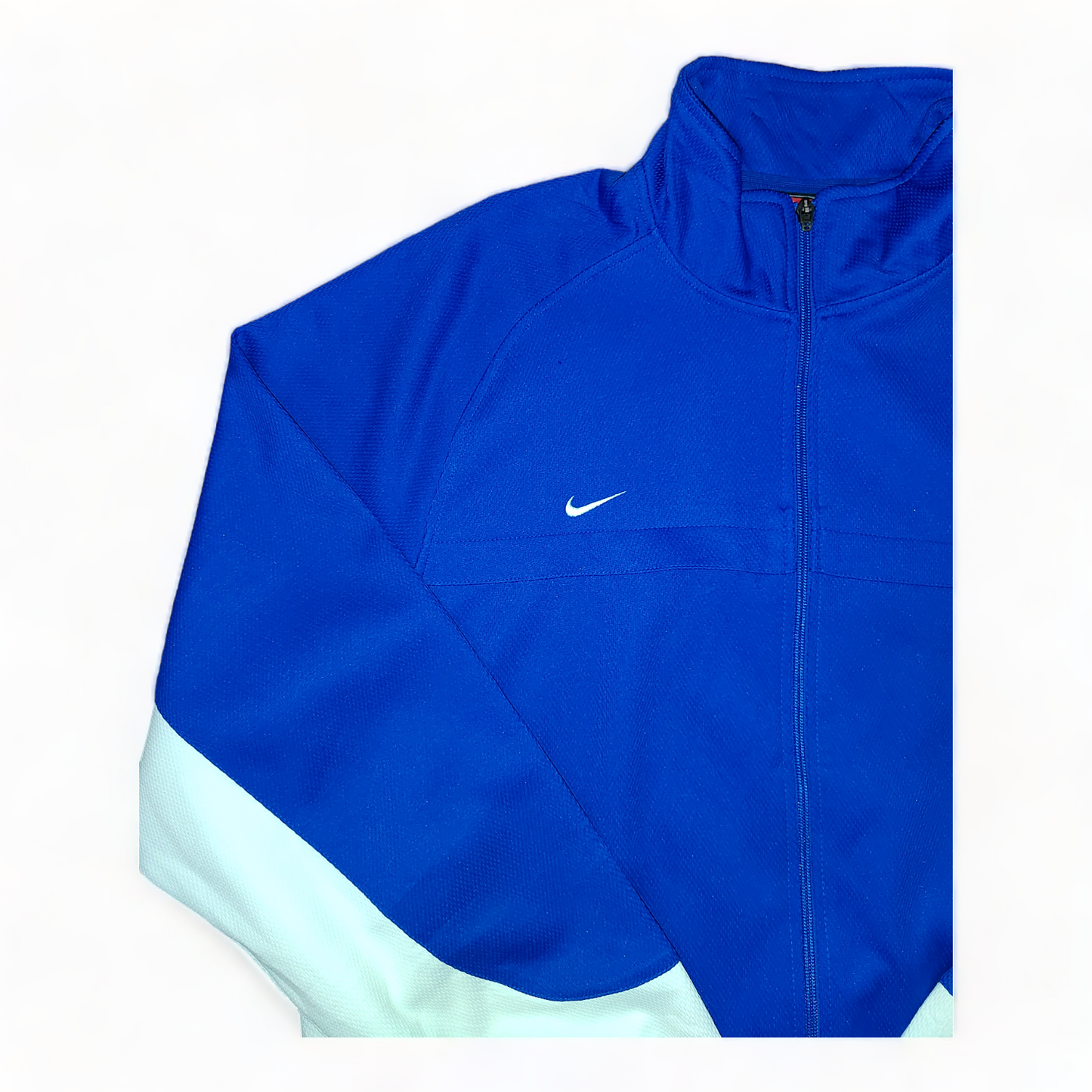 Nike Jersey Mens Blue 90’s XL Zip Up Vintage – Extra Large