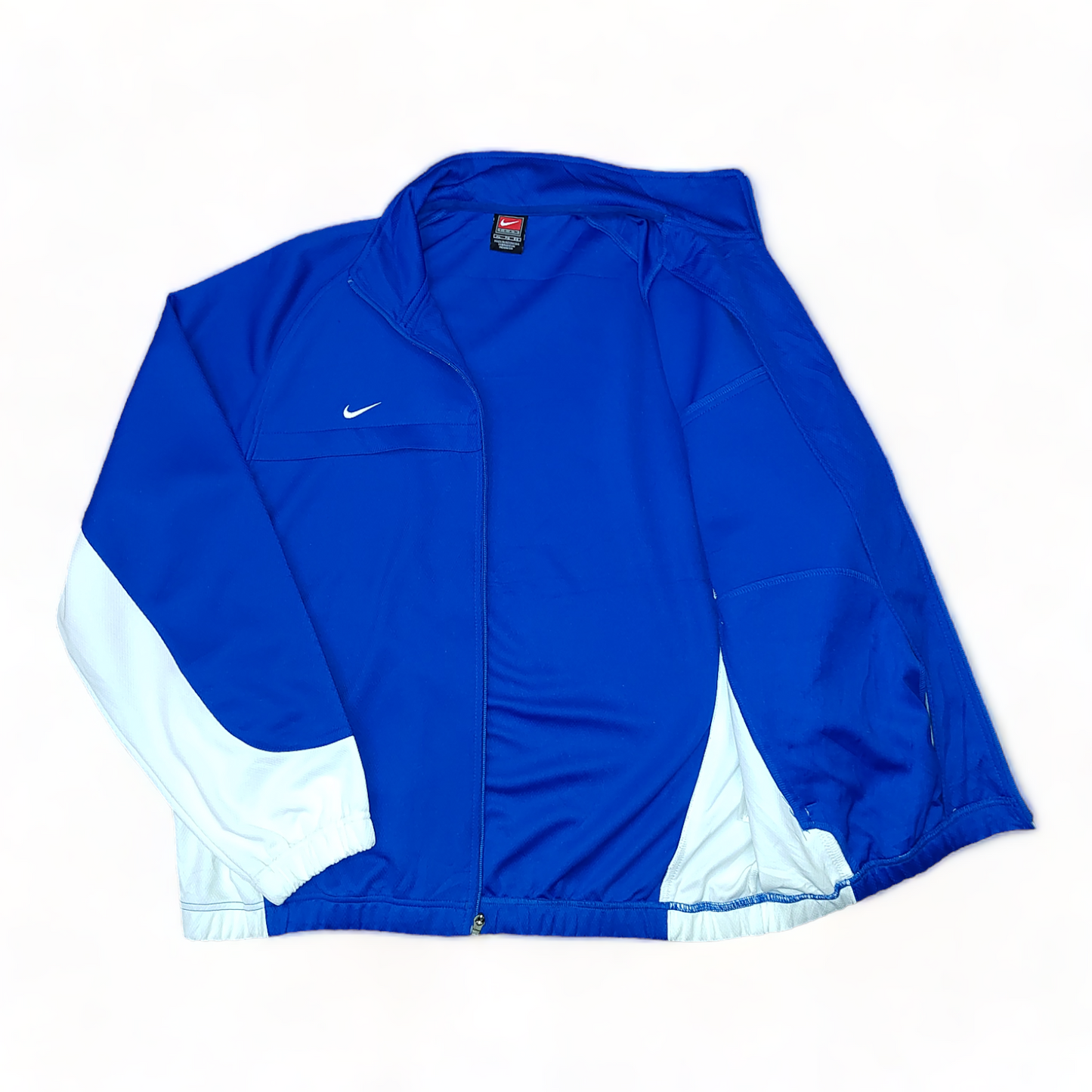 Nike Jersey Mens Blue 90’s XL Zip Up Vintage – Extra Large