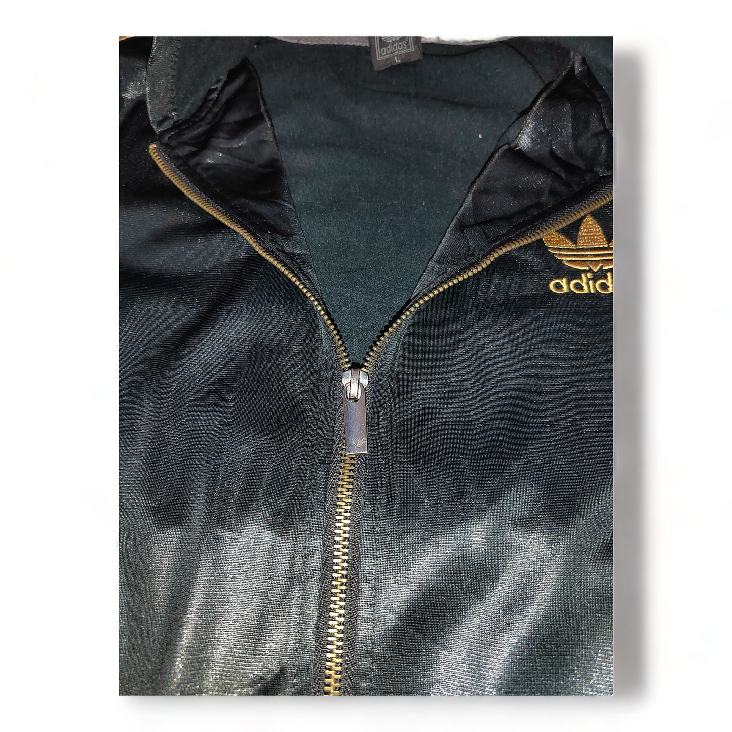 Adidas Jumper Mens XL Black Gold – Vintage 90’s
