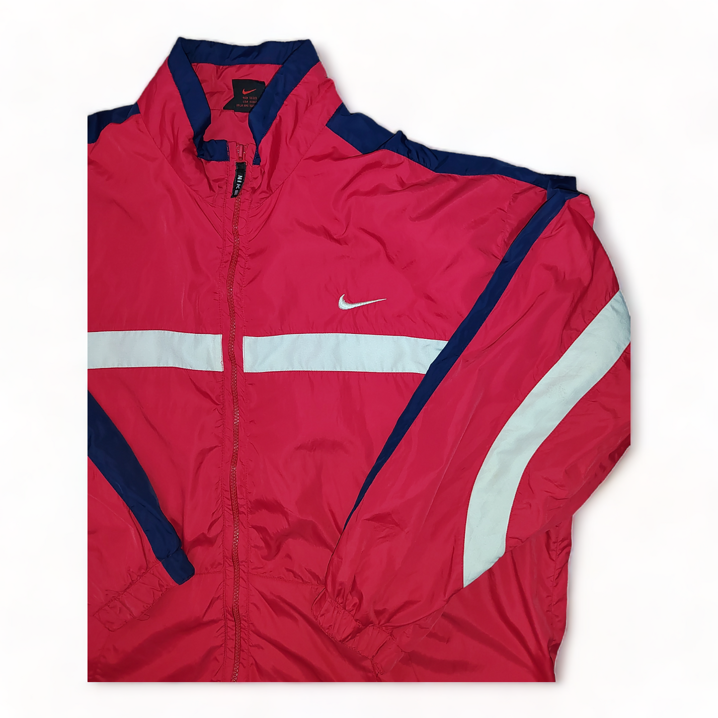 Nike Windbreaker Mens XL Red Zip Up – 90s Vintage