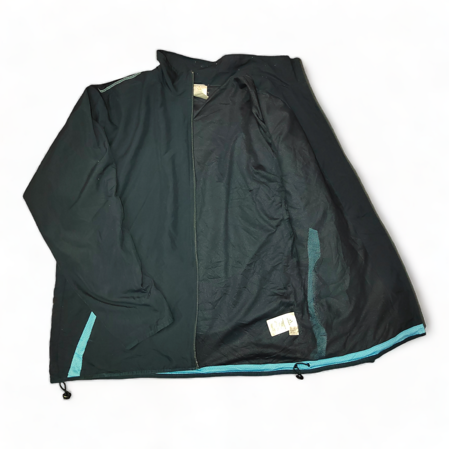 Adidas Jacket Mens Large Navy Blue Zip Up