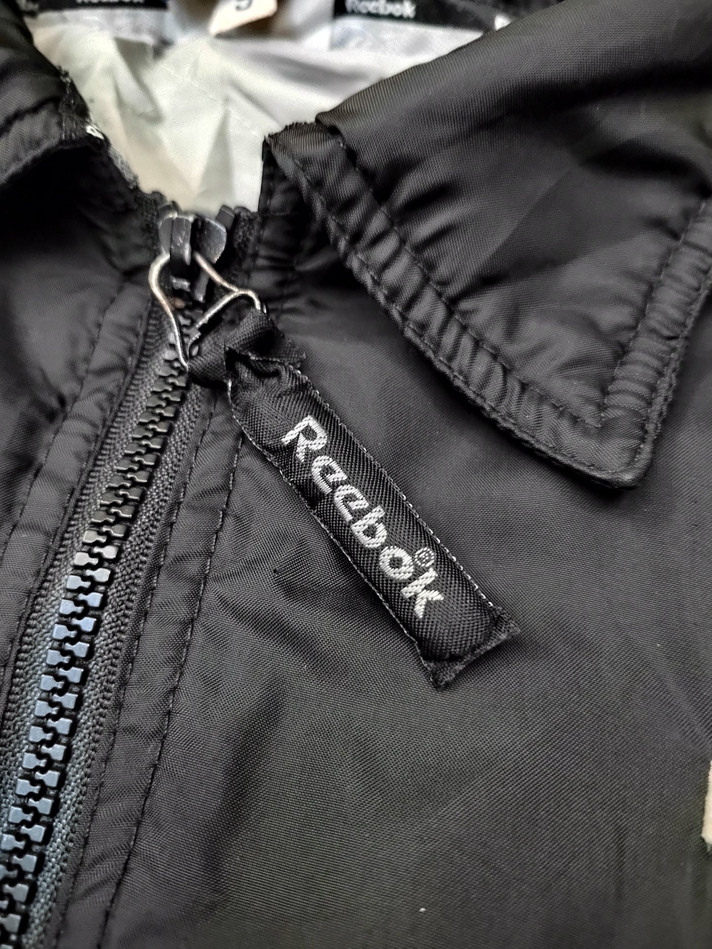 Reebok Jacket Mens XL Black - 90’s Vintage