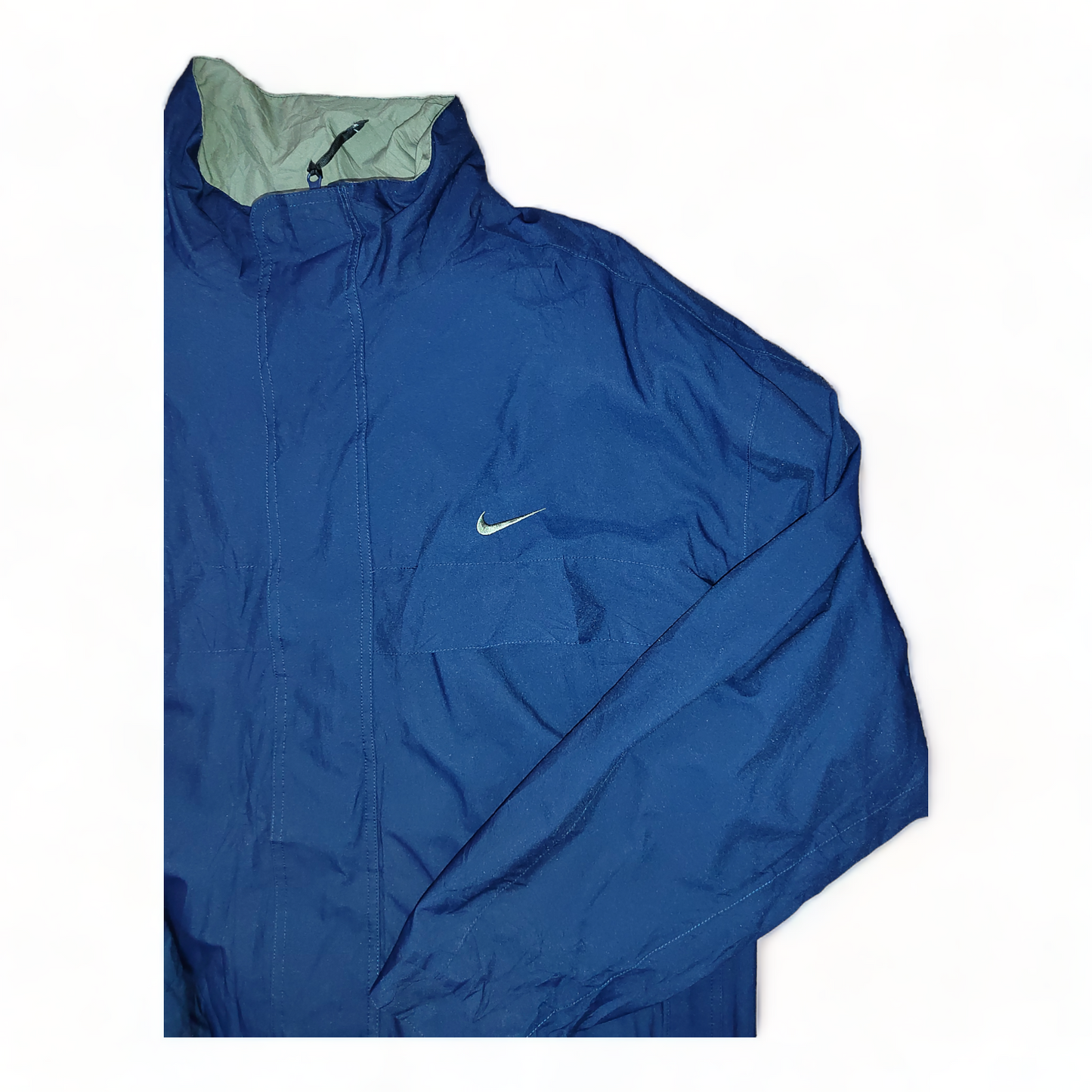 Nike Jacket Mens XXL Navy Blue Zip up Windbreaker -2XL