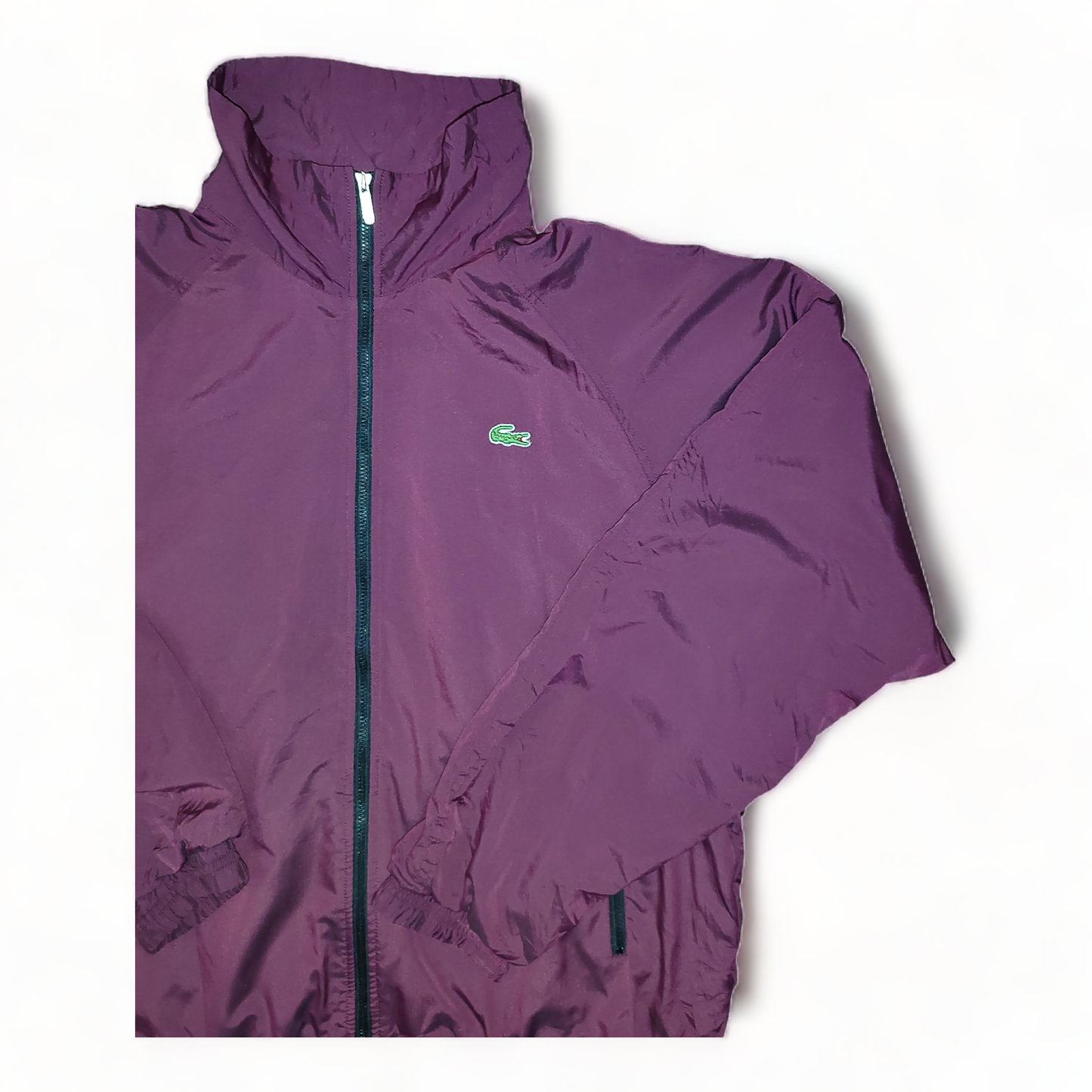 Lacoste Windbreaker Mens Medium Plum