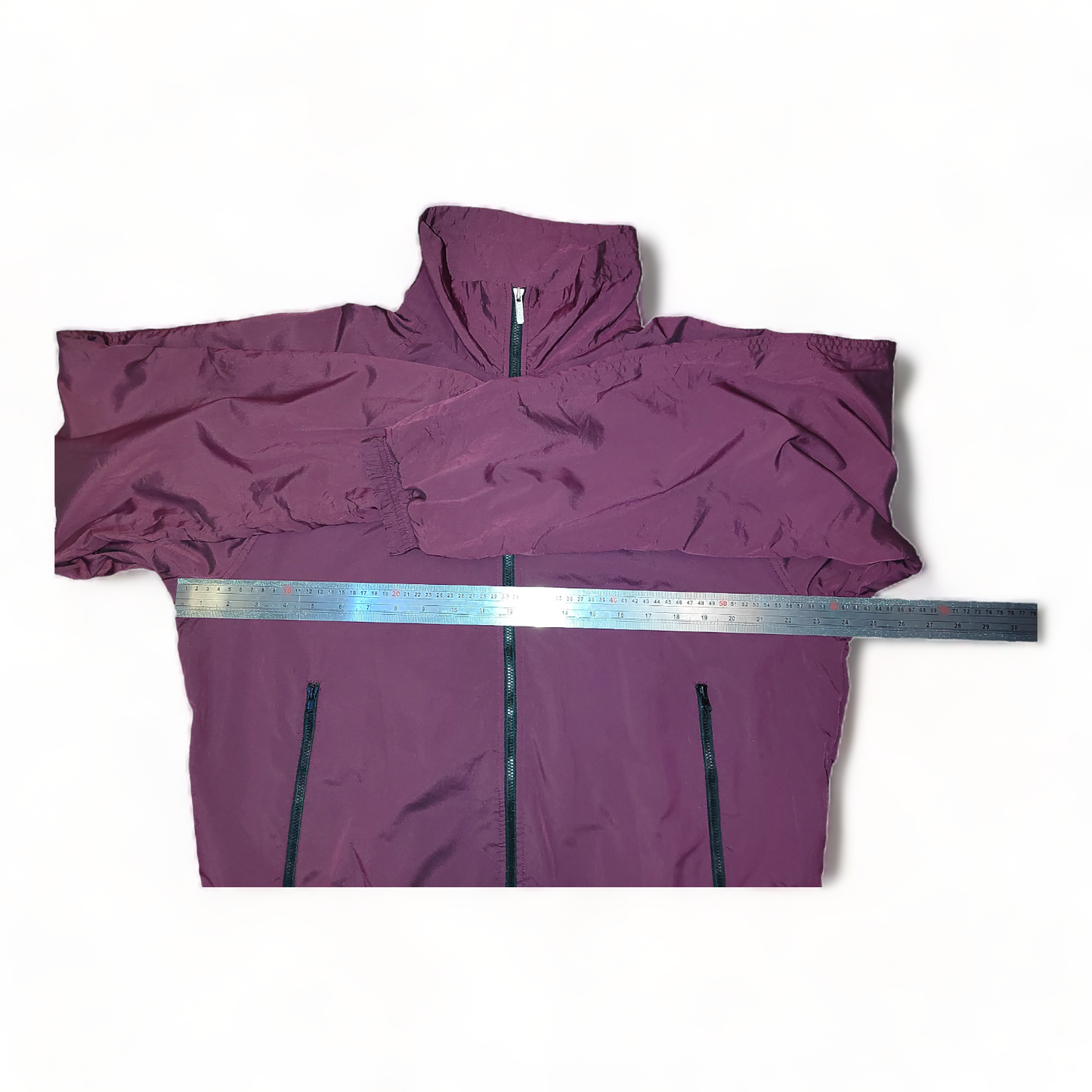 Lacoste Windbreaker Mens Medium Plum