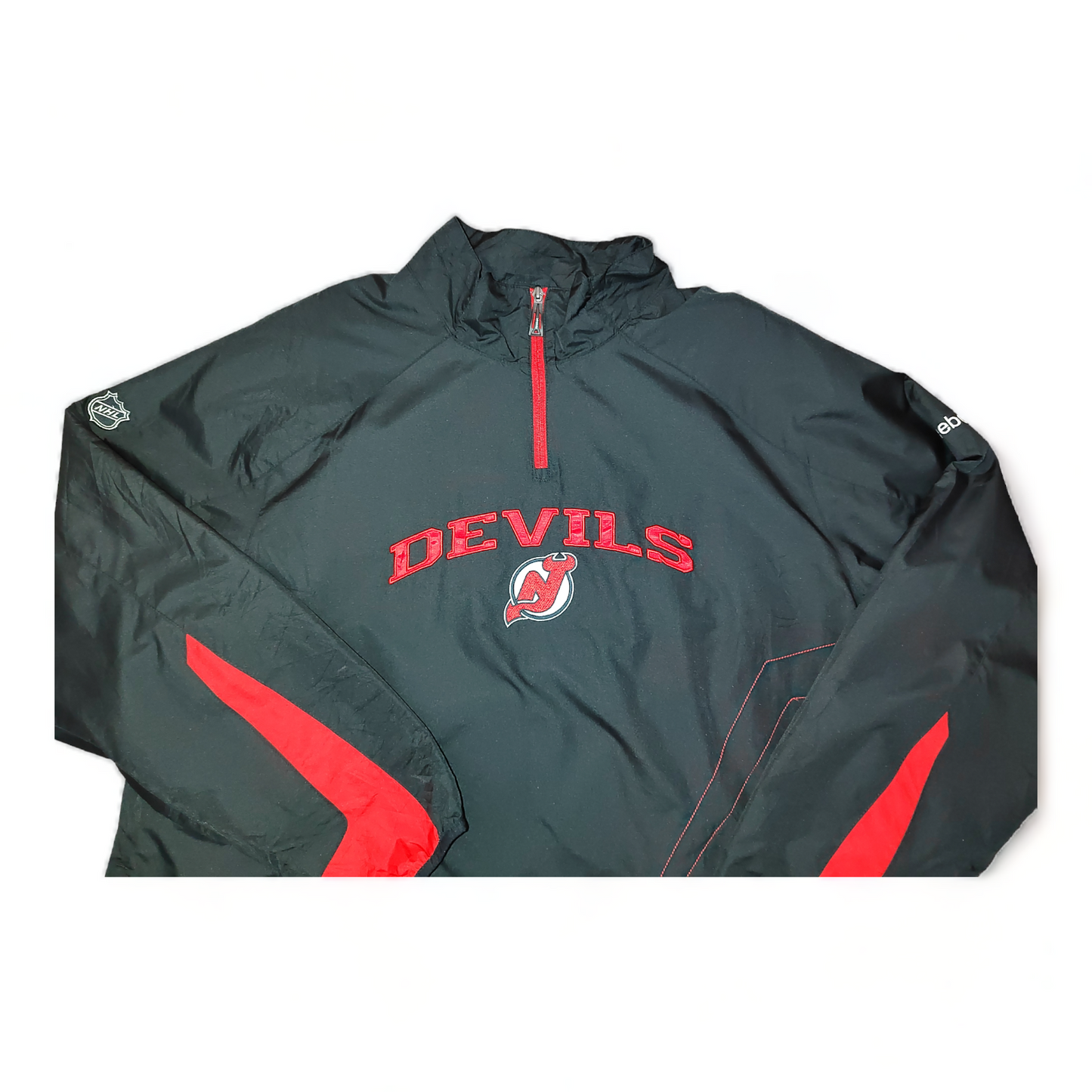 Reebok Devils NHL Windbreaker Mens XL Black