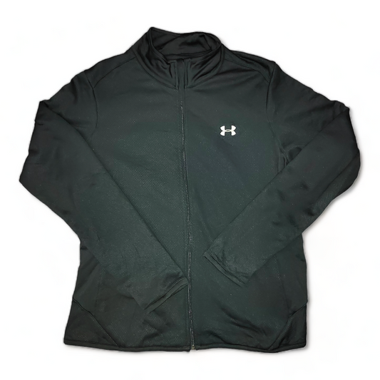 Under Armour track Top Men’s XL Black Zip Up