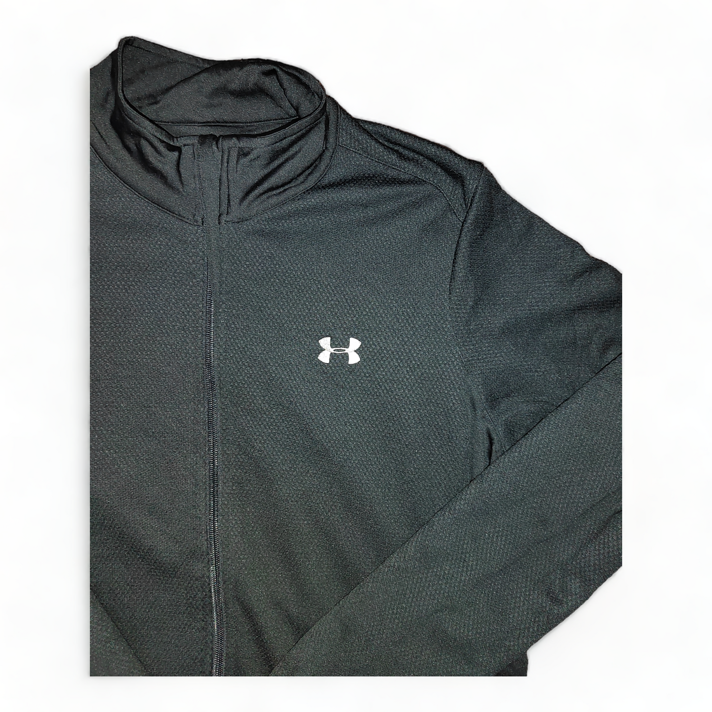 Under Armour track Top Men’s XL Black Zip Up