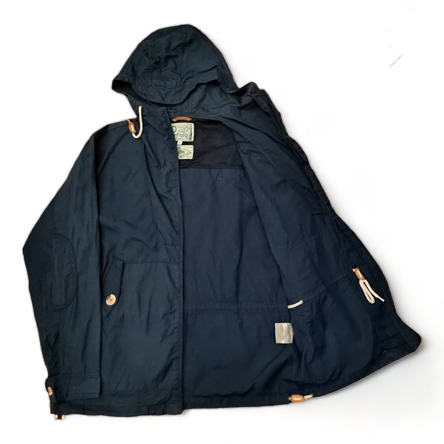 Penfield Jacket Mens Blue Large Wax Cloth Trail Wear