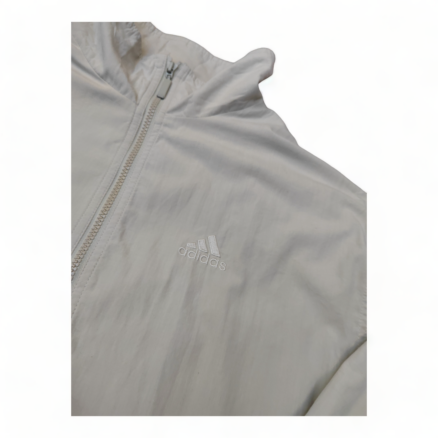 Adidas Windbreaker Mens XL Beige