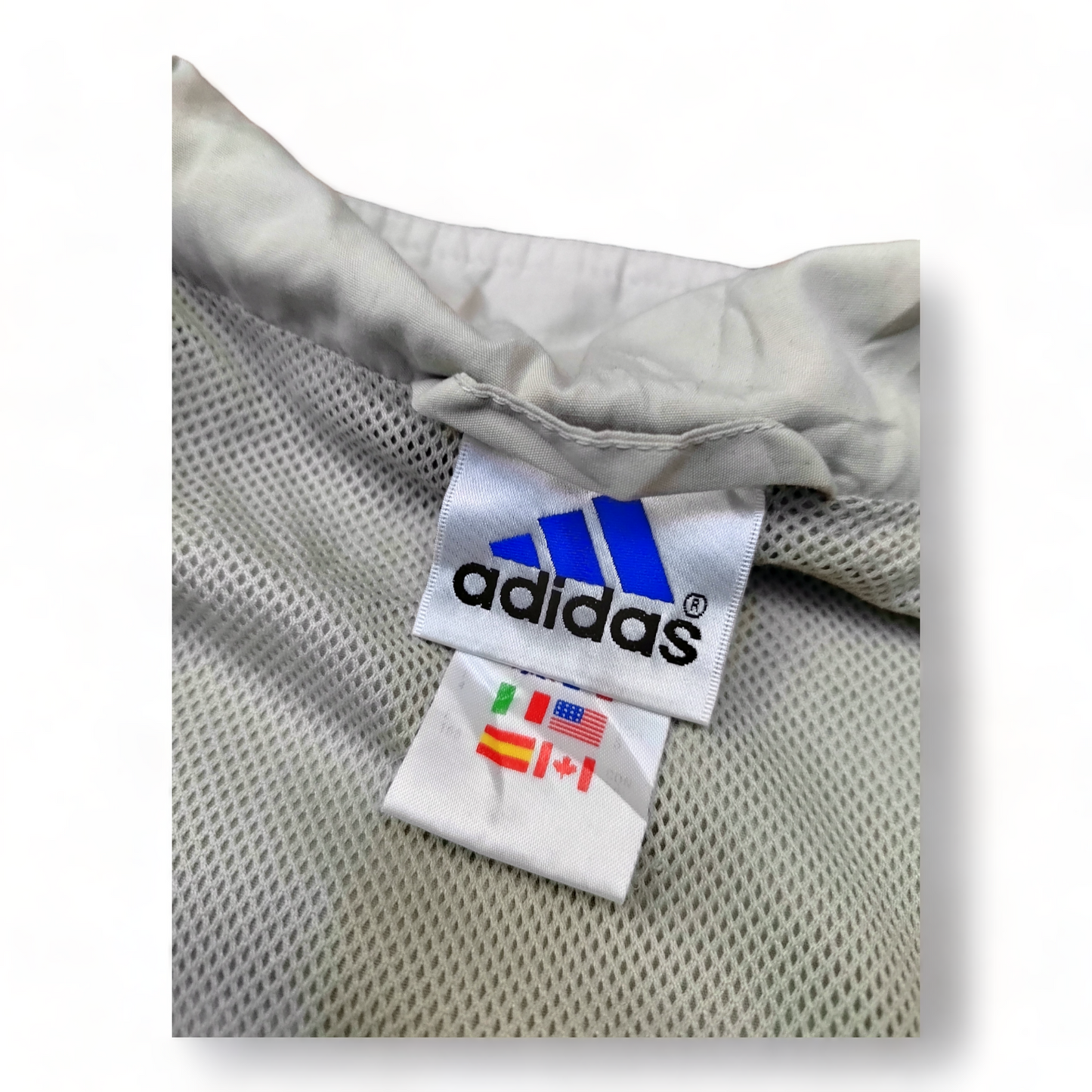 Adidas Windbreaker Mens XL Beige