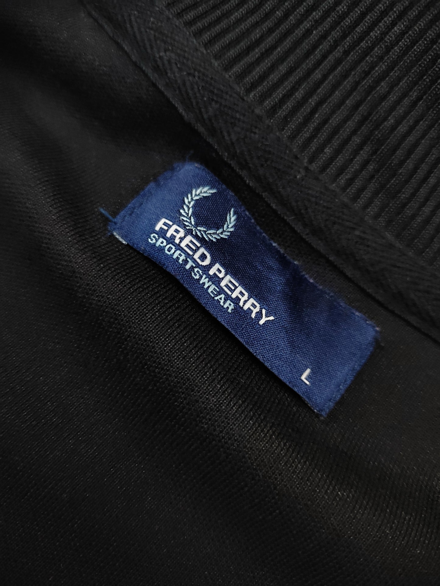 Fred Perry Track Top Men’s Large Black Jumper