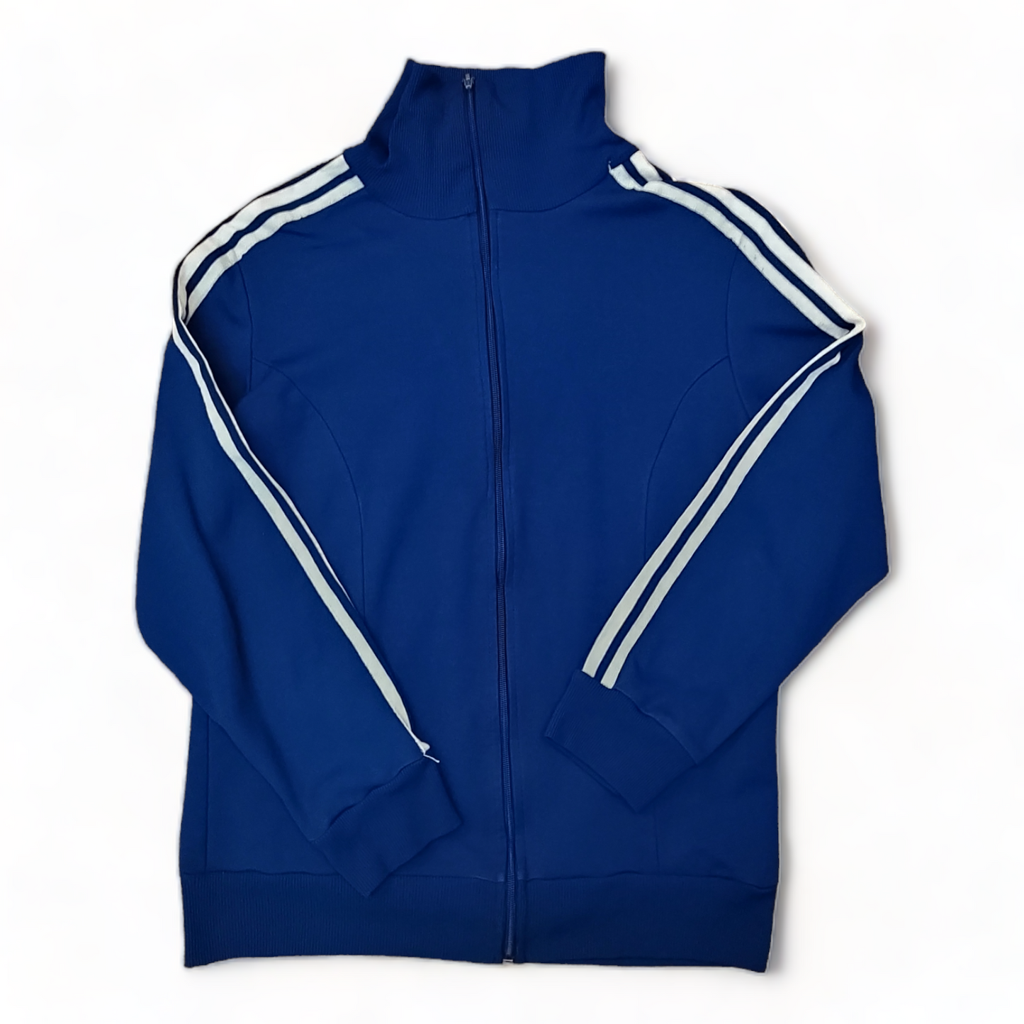 Vintage Adidas Windbreaker Mens Medium Blue Zip Up