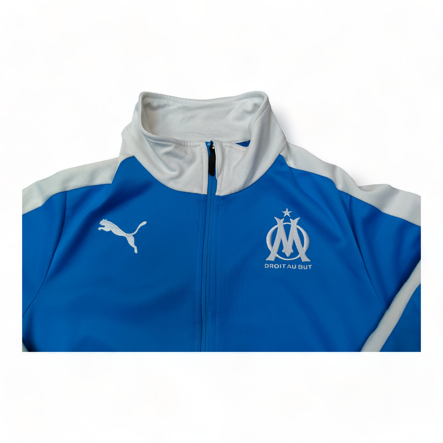 Puma Track Top Mens Small Blue Olympique De Marseille